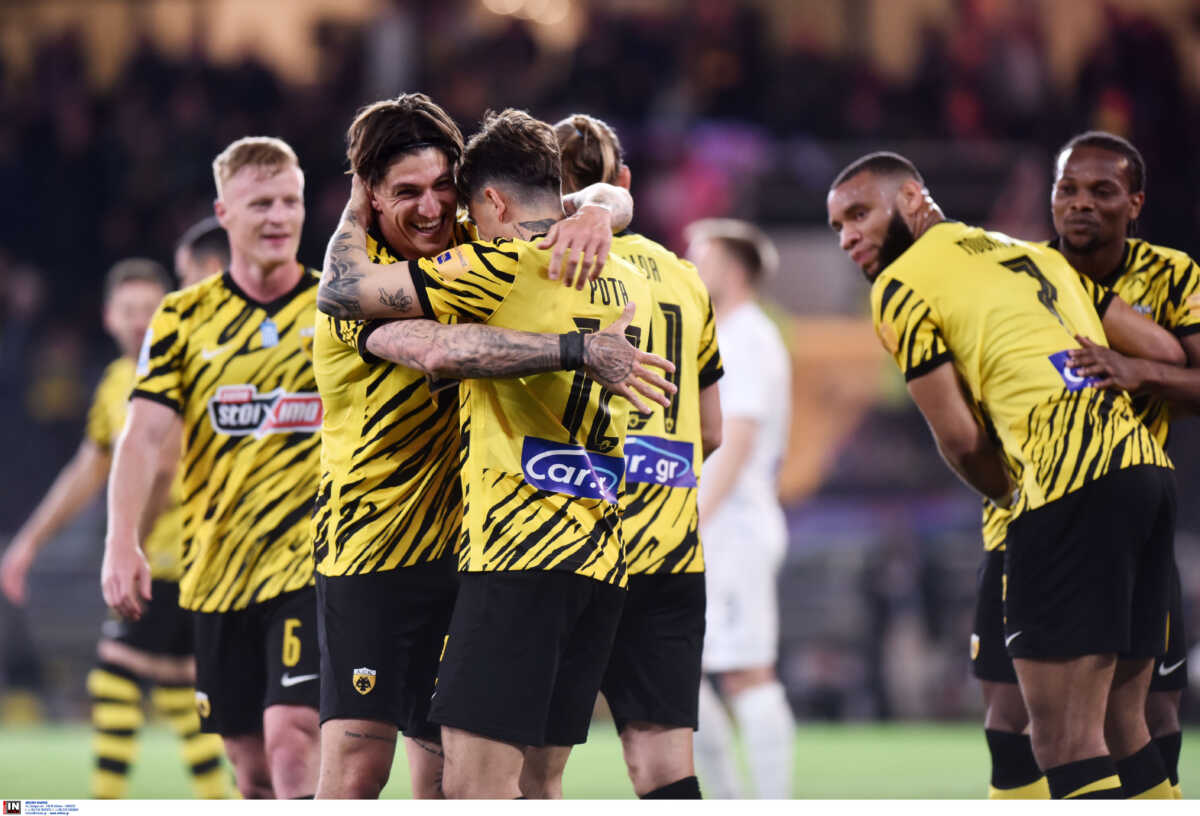 ΑΕΚ – ΠΑΟΚ 4-0: Εύκολη νίκη στην 6η αγωνιστική πριν τον «τελικό» με τον Παναθηναϊκό στα πλέι οφ της Super League 1