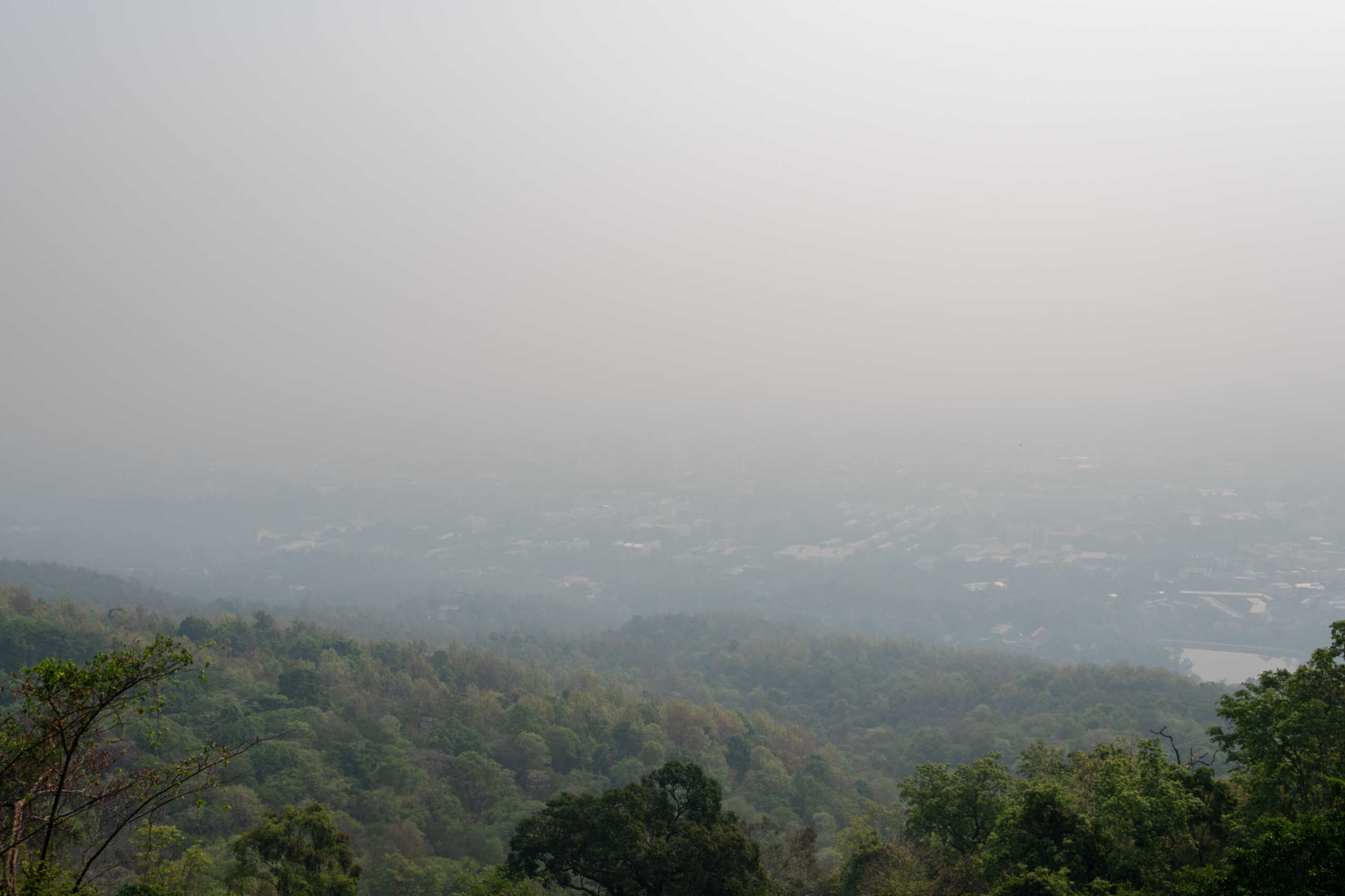 A view of the Chiang Mai city amid air pollution, Thailand, April 10, 2023. REUTERS