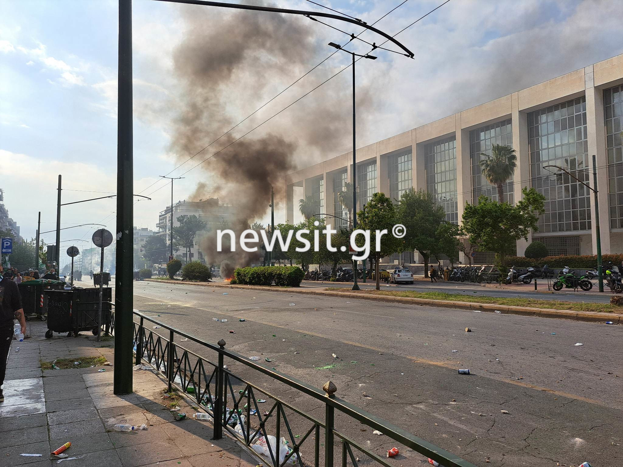 Παναθηναϊκός – ΑΕΚ: Κλειστή η Λεωφόρος Αλεξάνδρας λόγω επεισοδίων
