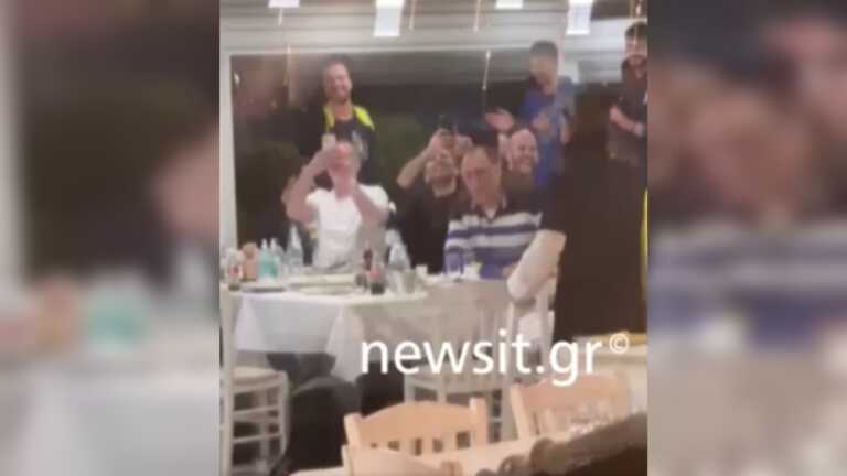Παίκτες της Φενέρμπαχτσε σπάνε πιάτα σε μαγαζί στα Βριλήσσια πριν το ματς με τον Ολυμπιακό