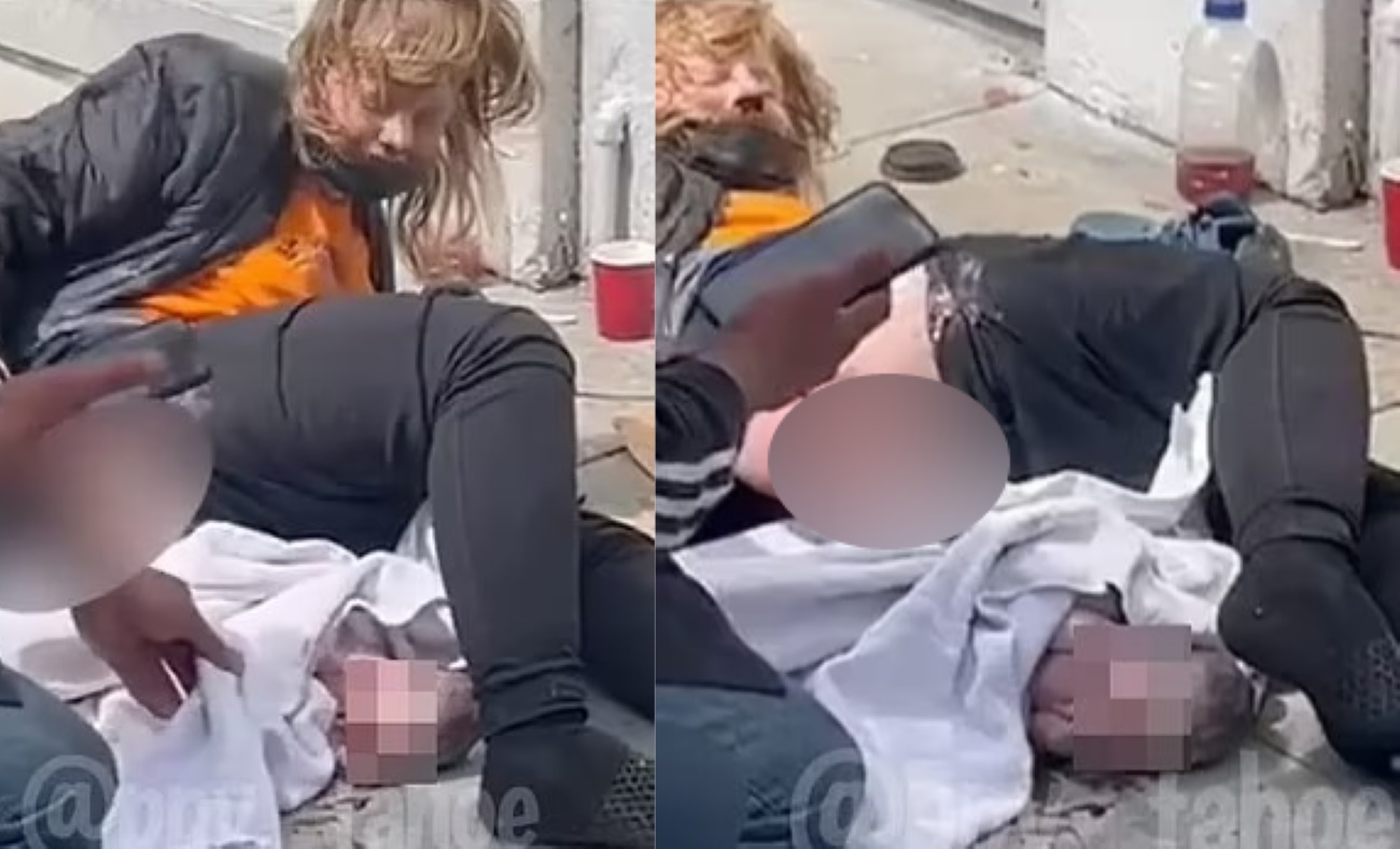 Σαν Φρανσίσκο: Βίντεο με τη στιγμή που άστεγη γεννάει σε πεζοδρόμιο