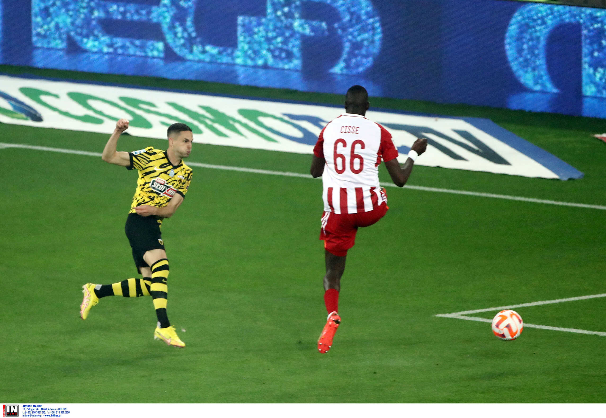 Ολυμπιακός – ΑΕΚ 1-3: Όλες οι φάσεις και τα γκολ από το ντέρμπι της 5ης αγωνιστικής των πλέι οφ της Super League 1