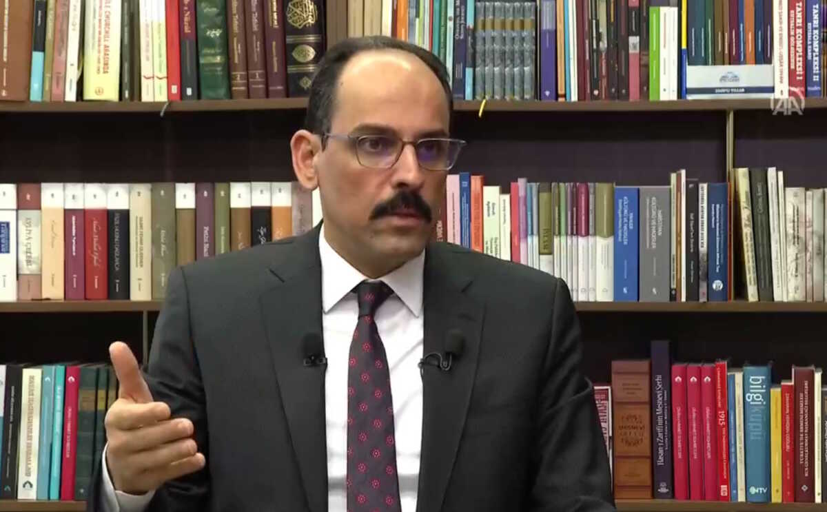 Ιμπραήμ Καλίν: «Η Τουρκία δεν βλέπει την Ελλάδα ως απειλή»