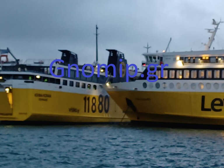 Μικρό ατύχημα με πλοία στο λιμάνι της Κυλλήνης - Μόνο υλικές οι ζημιές, ταλαιπωρία για τους επιβάτες