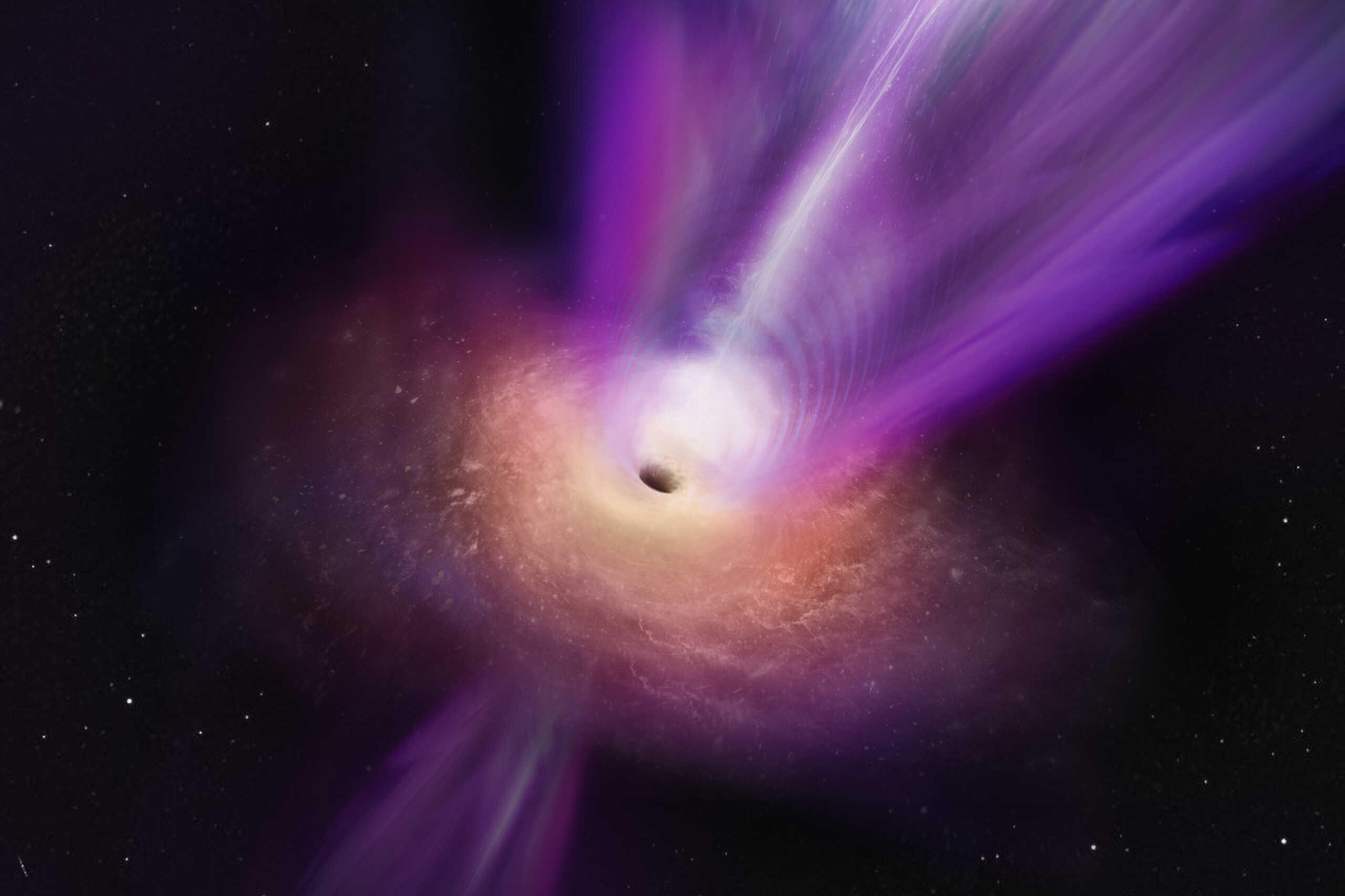 Παρατηρήθηκε για πρώτη φορά μαύρη τρύπα να εκτοξεύει πίδακα ύλης – Εικόνες που εντυπωσιάζουν
