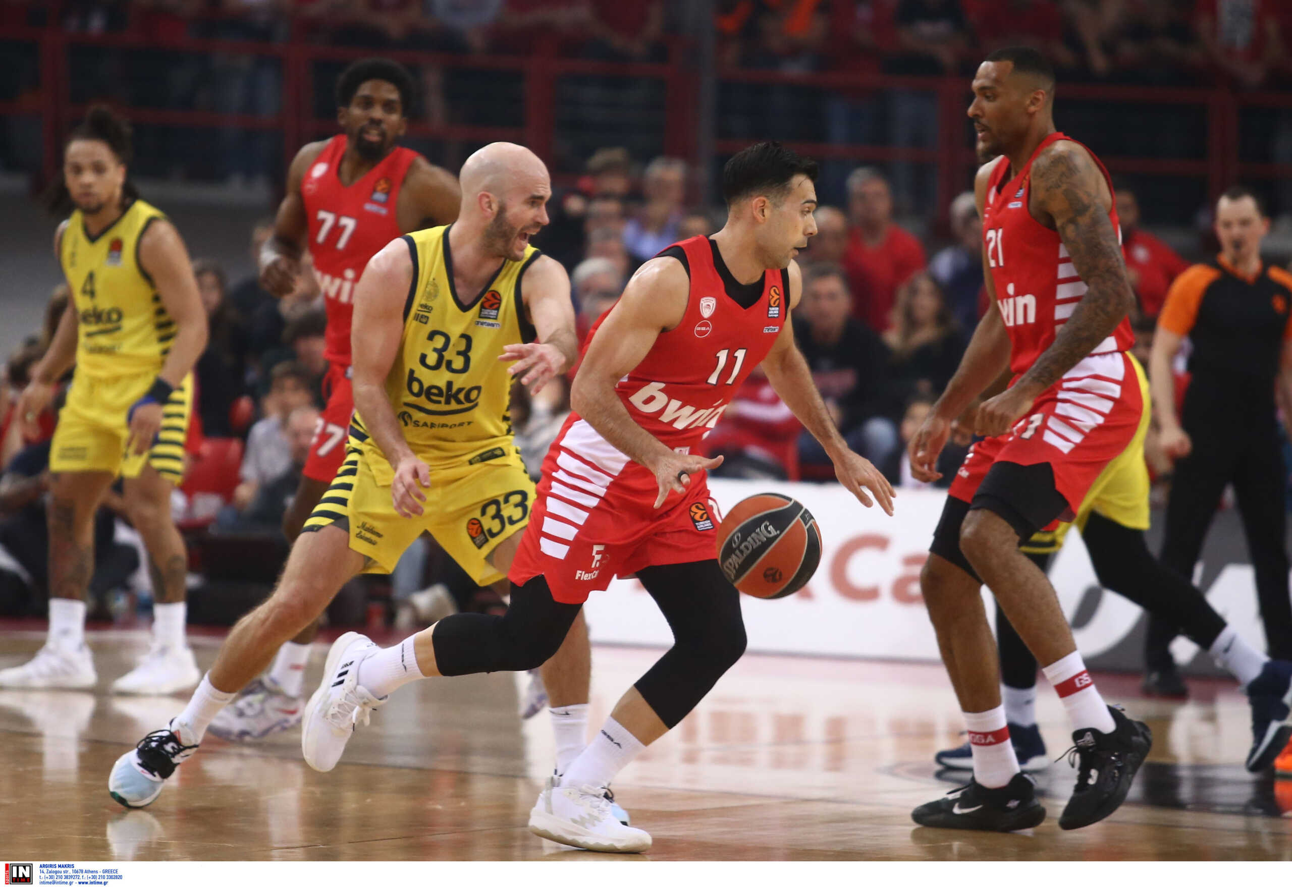 Φενέρμπαχτσε – Ολυμπιακός LIVE για τα πλέι οφ της Euroleague