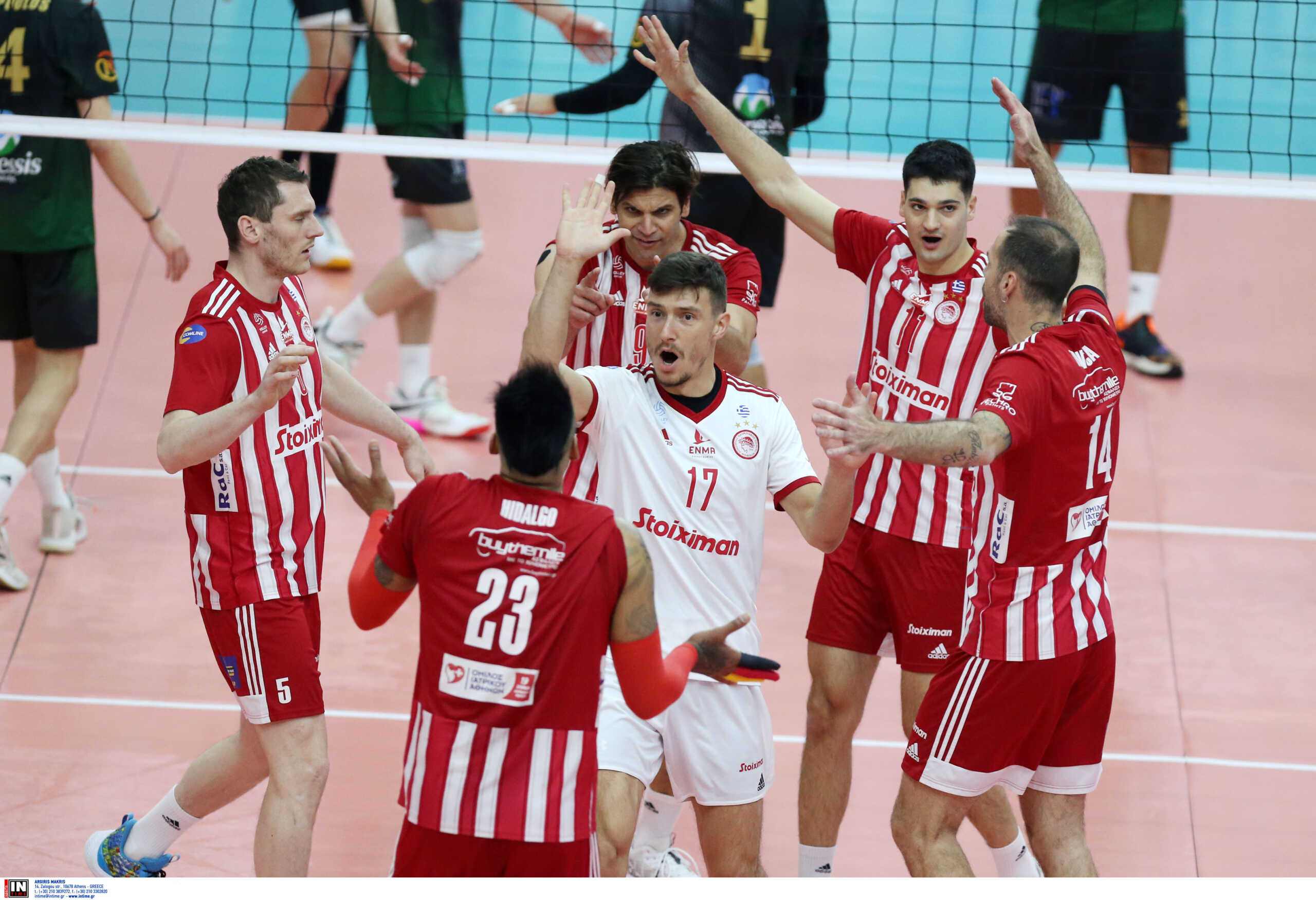 Ολυμπιακός – Μίλωνας 3-0: Στους τελικούς της Volley League οι Πειραιώτες