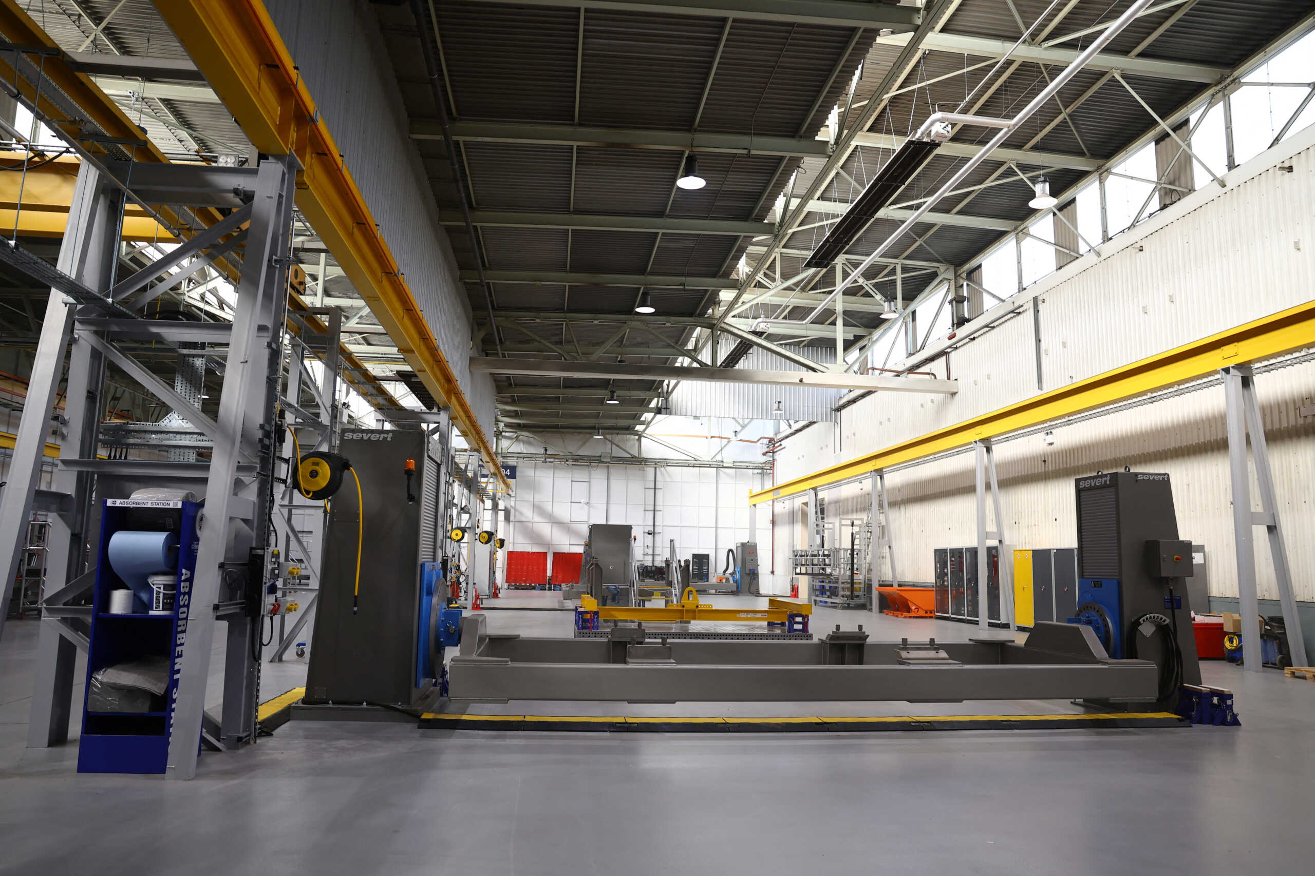 Welders work in the welding bay at Rheinmetall Bae Systems Land (RBSL) where production of the new mechanised infantry vehicle begins in Telford, Britain, March 27, 2023. REUTERS