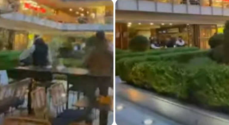 Βίντεο ντοκουμέντο από τη συμπλοκή σε εμπορικό κέντρο στην Θεσσαλονίκη - Αναφορές για οπαδική βία, τραυματίστηκε αστυνομικός
