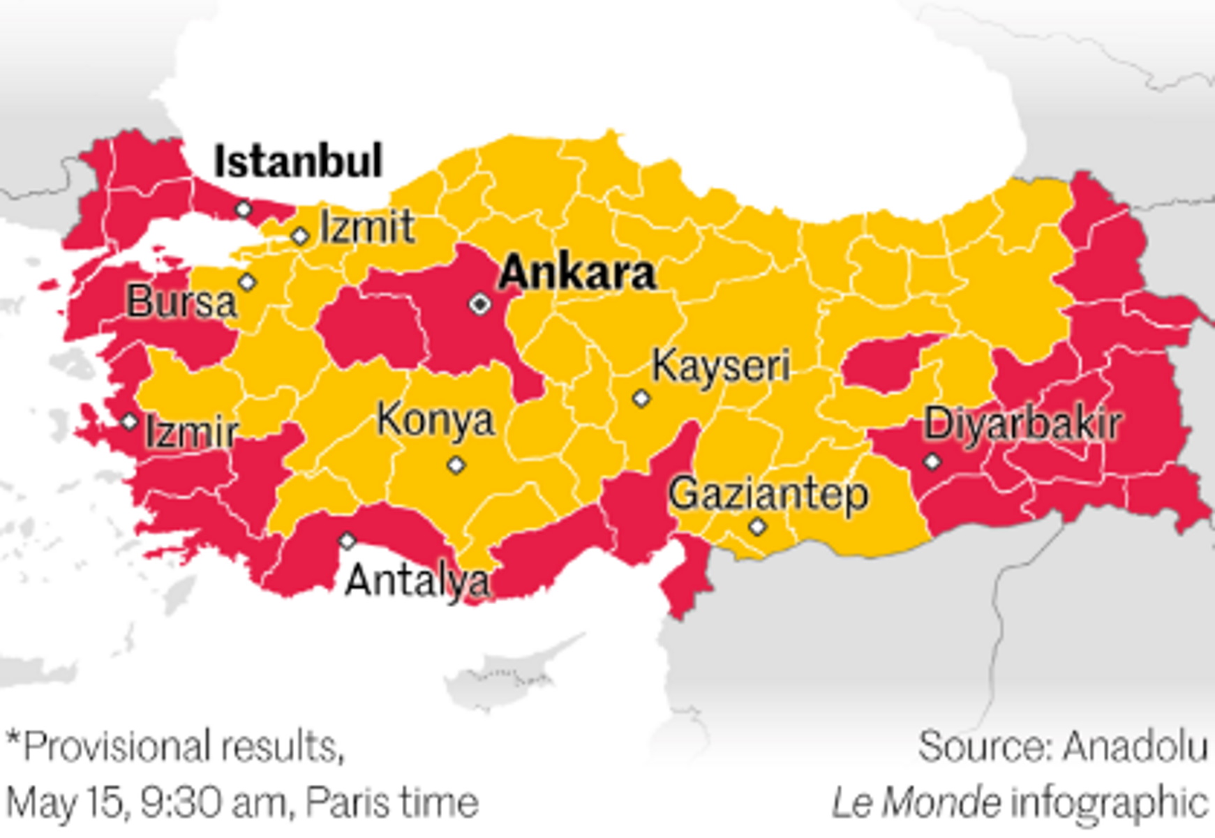 Τουρκικές εκλογές: Οργή της Αθήνας για χάρτη της Le Monde που έδειχνε τουρκικά ελληνικά νησιά
