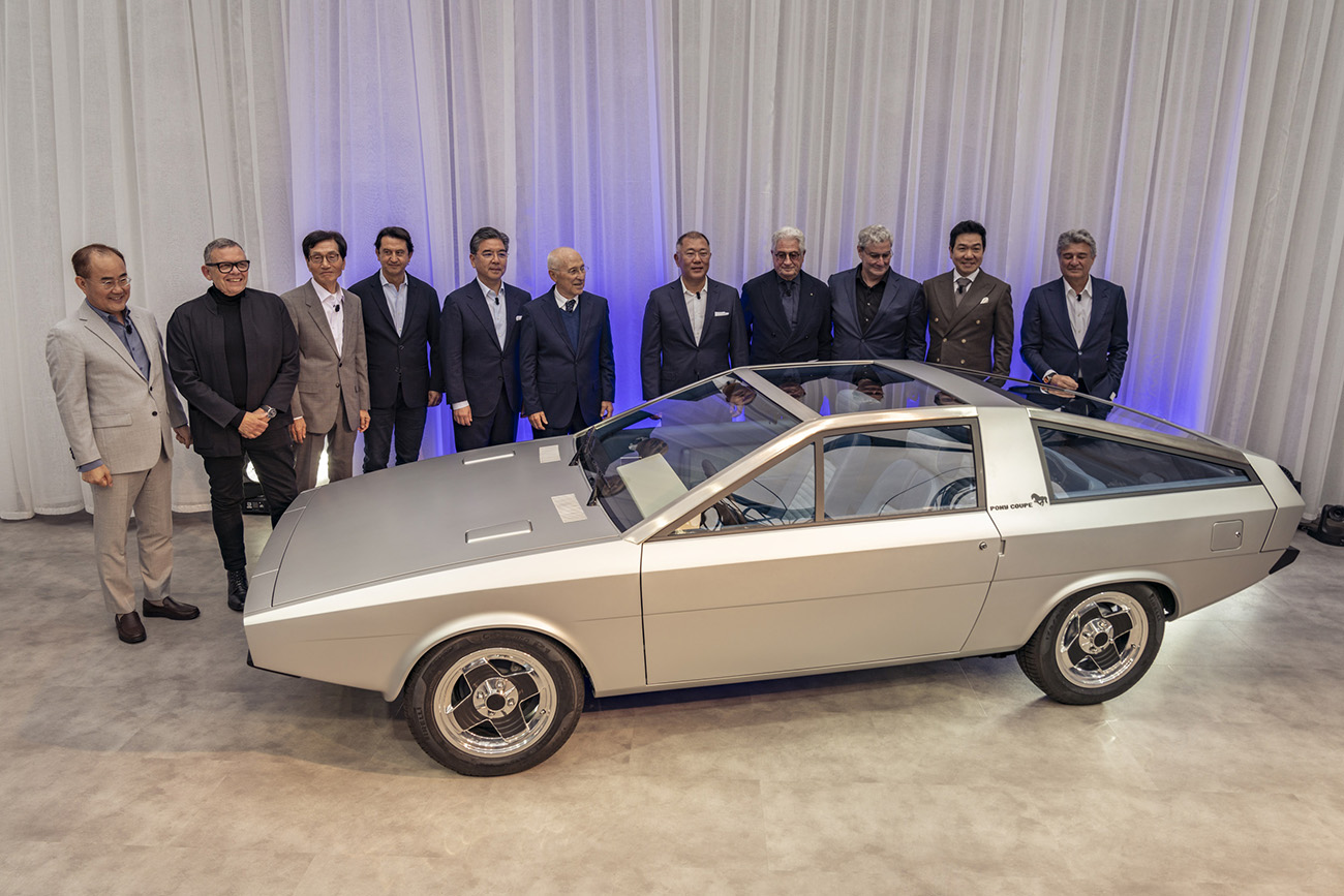 Το Hyundai Pony Coupe Concept αναβιώνει: Μετά από 50 χρόνια, αποκαλύφθηκε στη γενέτειρά του Ιταλία