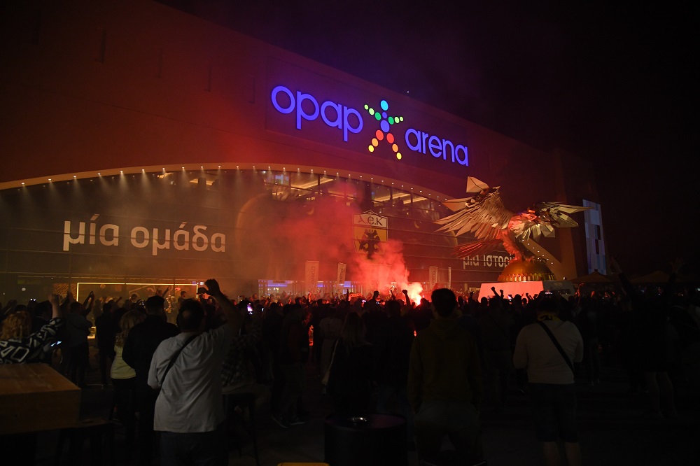 Μοναδική εμπειρία για τους φίλους της ΑΕΚ στο κατάστημα ΟΠΑΠ στην OPAP Arena – Αξέχαστη ποδοσφαιρική βραδιά σε εκπληκτική ατμόσφαιρα, με πολλές εκπλήξεις