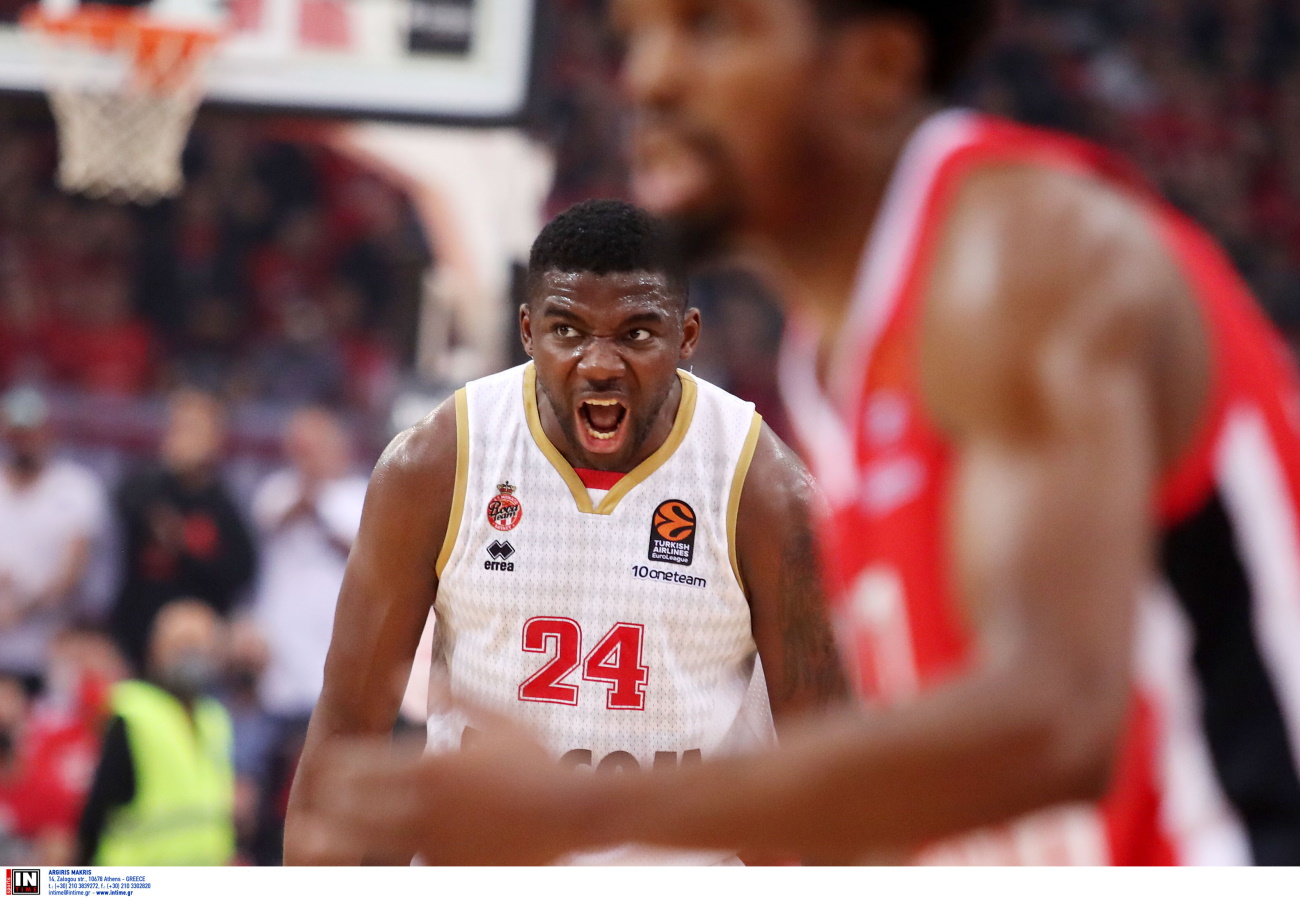 OLYMPIAKOS MONACO EUROLEAGUE  OUATTARA