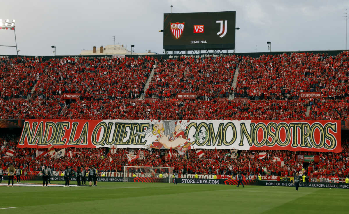 Europa League: Εντυπωσιακή ατμόσφαιρα στο Σεβίλλη – Γιουβέντους