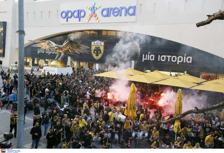 Τελικός Κυπέλλου Ελλάδας ΑΕΚ – ΠΑΟΚ: Χαμός έξω από την Opap Arena