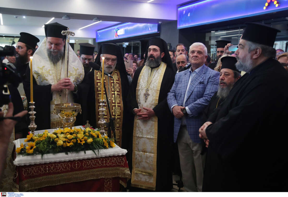 , ΑΕΚ: Συγκίνηση στα Θυρανοίξια του Ιερού Ναού Αγίας Σοφιάς – Οσίου Λουκά στην Opap Arena