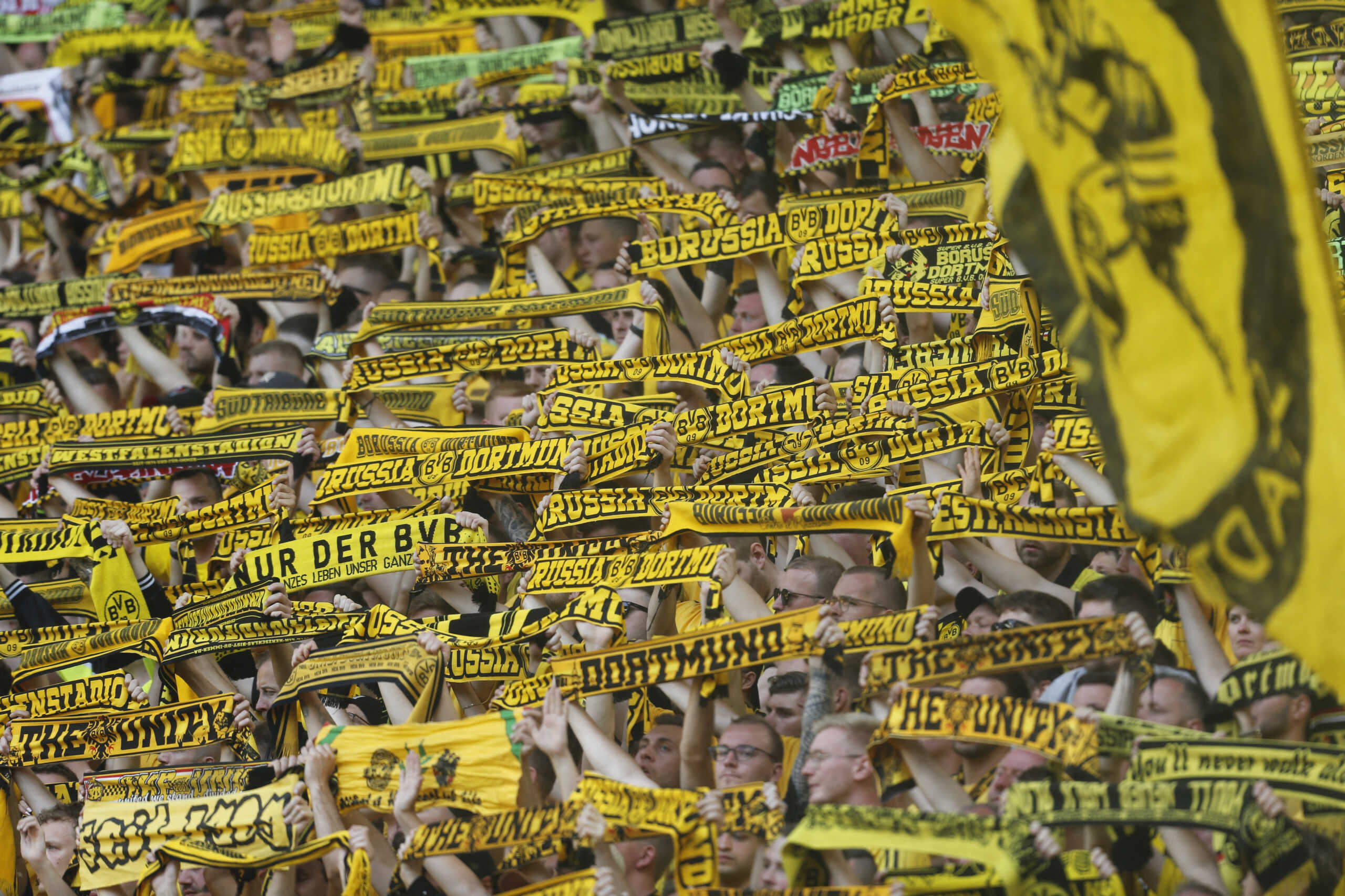 Soccer Football - Bundesliga - Borussia Dortmund v 1. FSV Mainz 05 - Signal Iduna Park, Dortmund, Germany - May 27, 2023 Borussia Dortmund fans after the match REUTERS