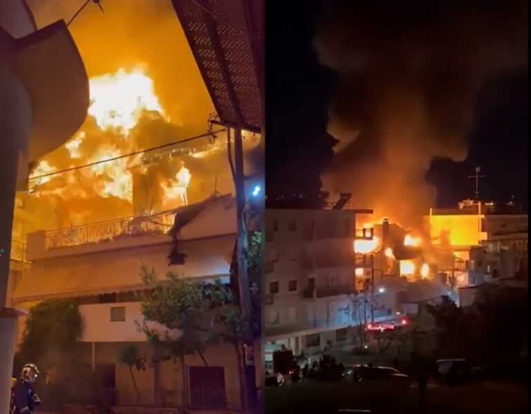 Παρανάλωμα του πυρός έγινε διαμέρισμα στη Θήβα - Με εγκαύματα ο ένοικος, τρομακτικό το μέγεθός της