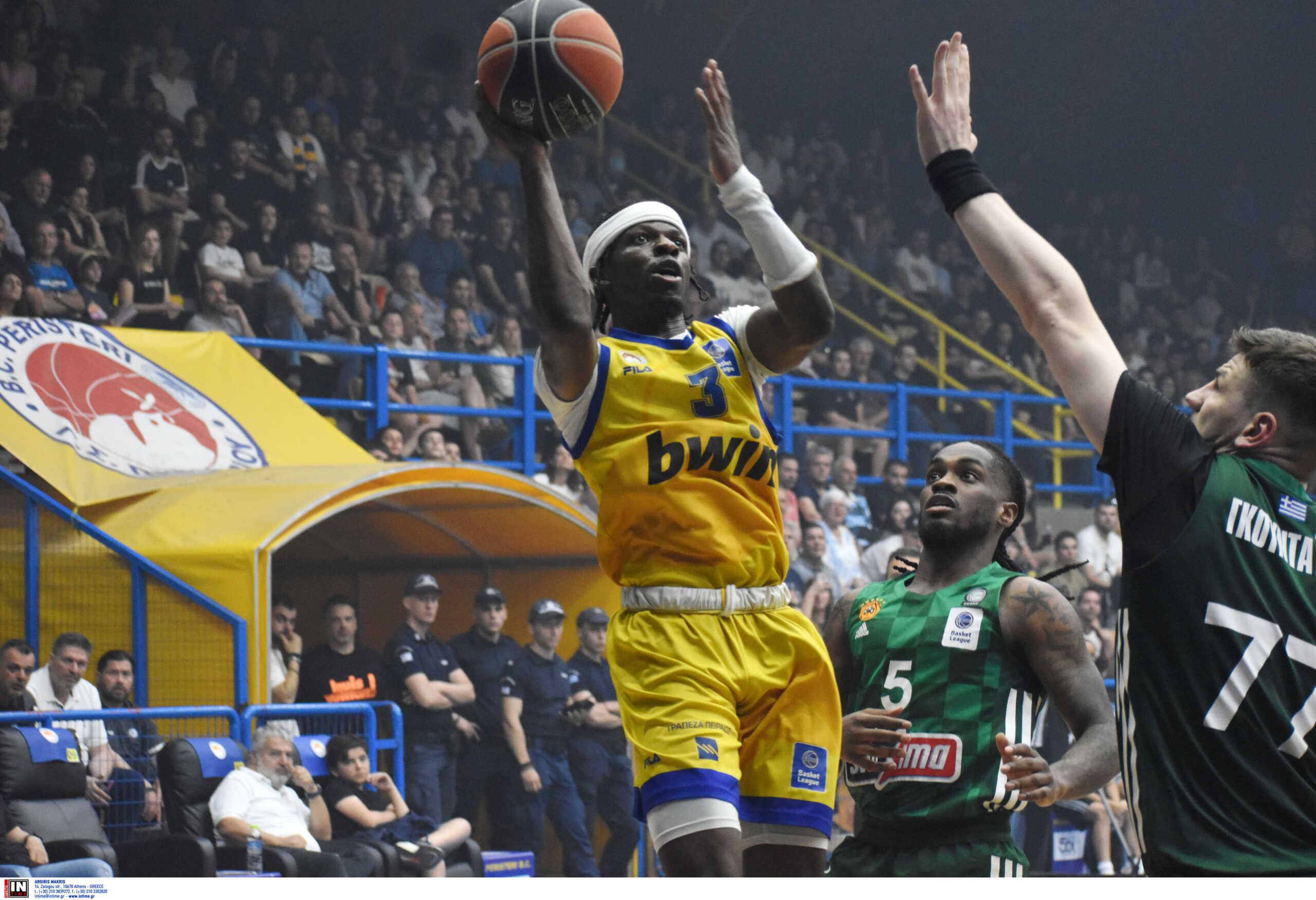 Περιστέρι – Παναθηναϊκός 76-71: Ισοφάριση και πέμπτο ματς για την πρόκριση στους τελικούς της Basket League