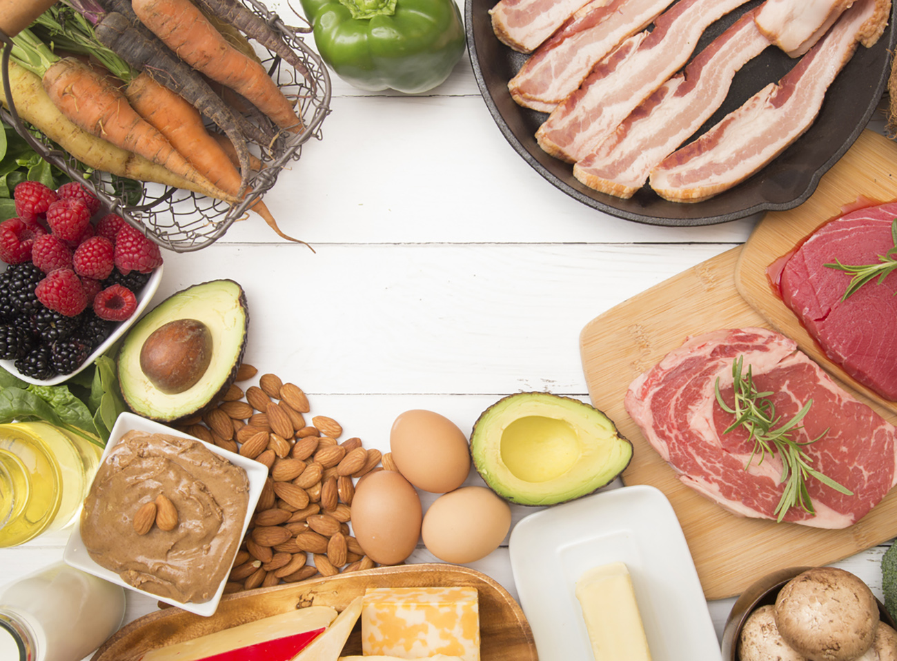 Various Foods that are Perfect for High Fat, Low Carb Diets such as Keto