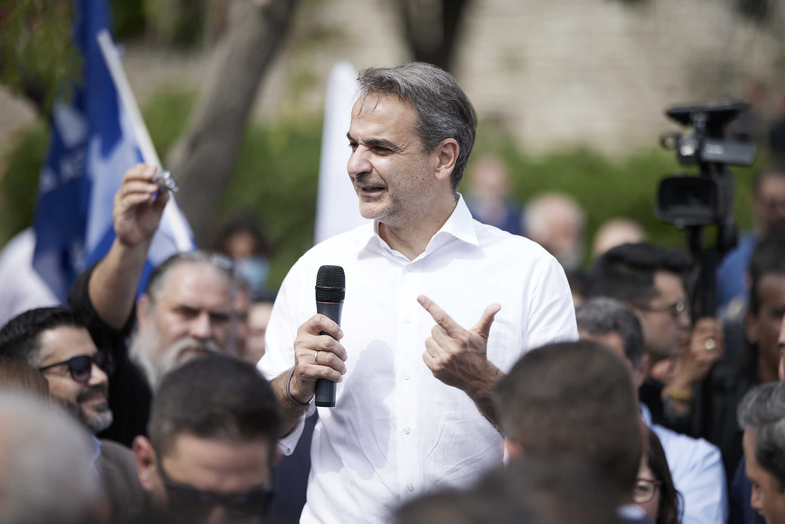Εκλογές 2023, Μητσοτάκης από την Κρήτη: Οι αντίπαλοί μας έχουν χάσει τ’ αυγά και τα πασχάλια