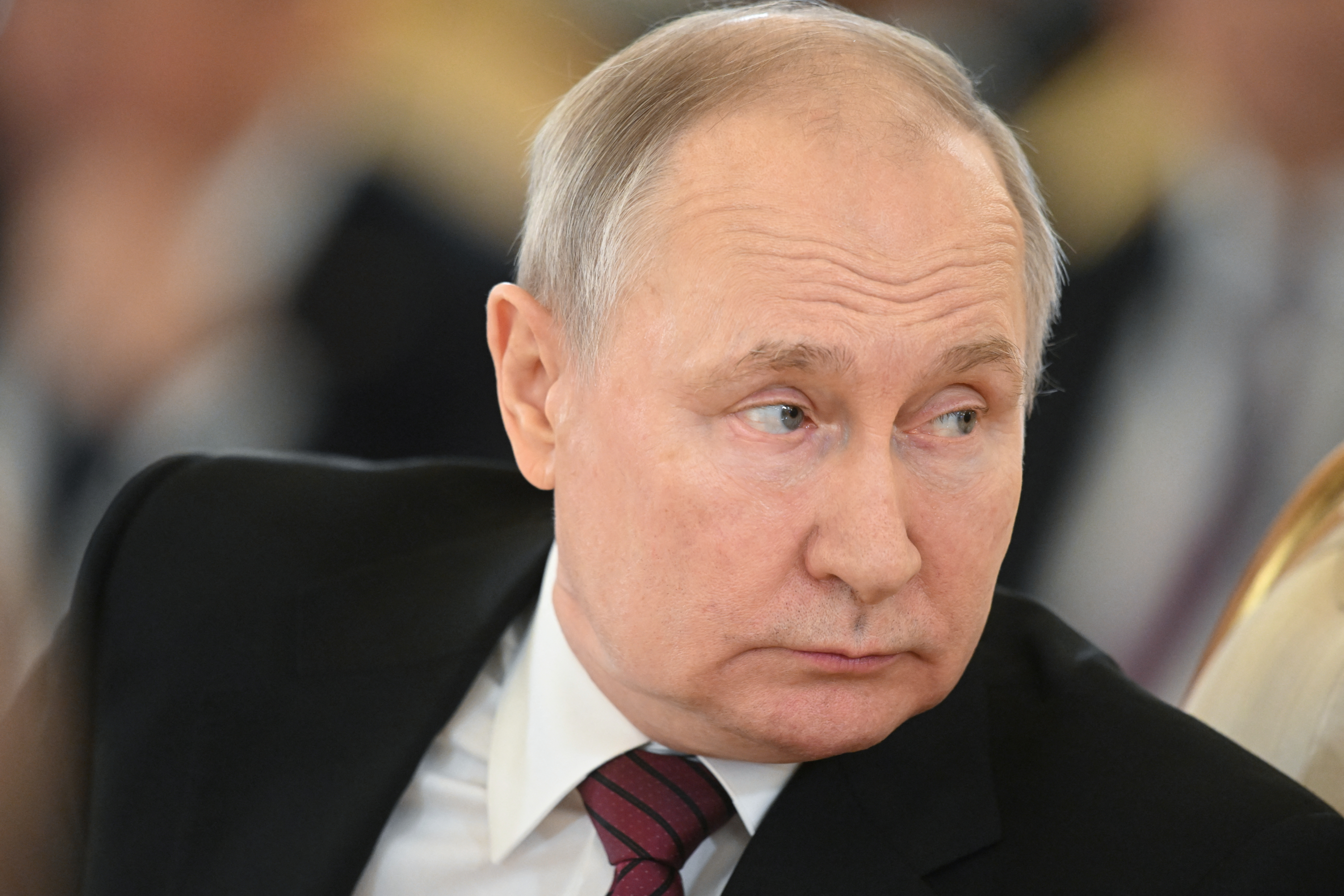 Russian President Vladimir Putin chairs a meeting of the Supreme Eurasian Economic Council in Moscow, Russia May 25, 2023. Sputnik