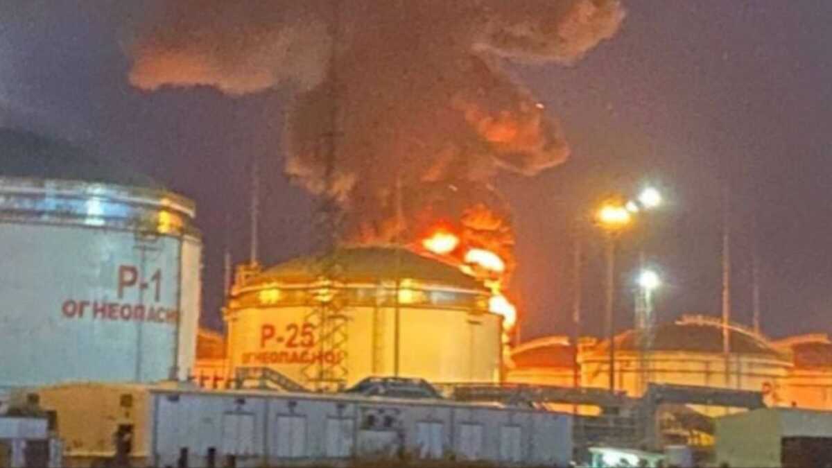 Πόλεμος στην Ουκρανία: Φωτιά σε εγκατάσταση αποθήκευσης καυσίμων στο Κρασνοντάρ της Ρωσίας