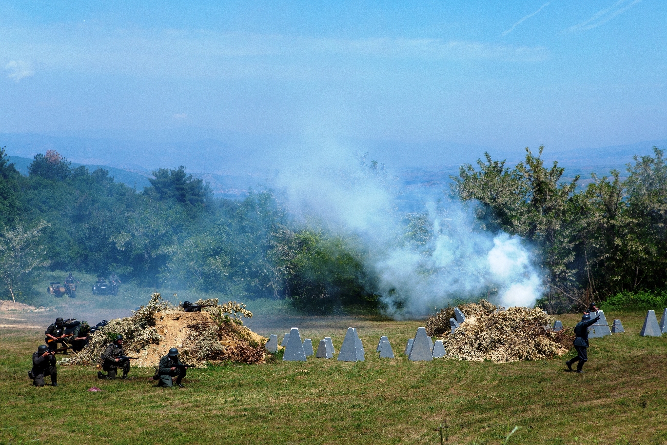 Οχυρό Ρούπελ: Εικόνες από την αναπαράσταση της θρυλικής μάχης