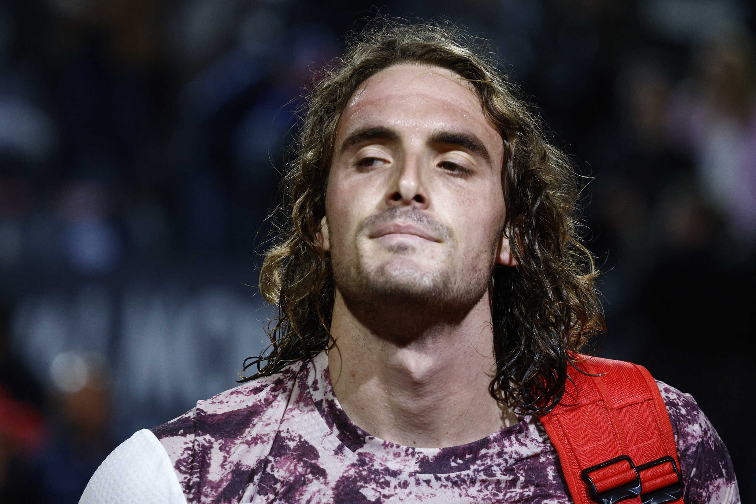 Tennis - Italian Open - Foro Italico, Rome, Italy - May 20, 2023 Greece's Stefanos Tsitsipas leaves the court after losing his semi final match against Russia's Daniil Medvedev REUTERS