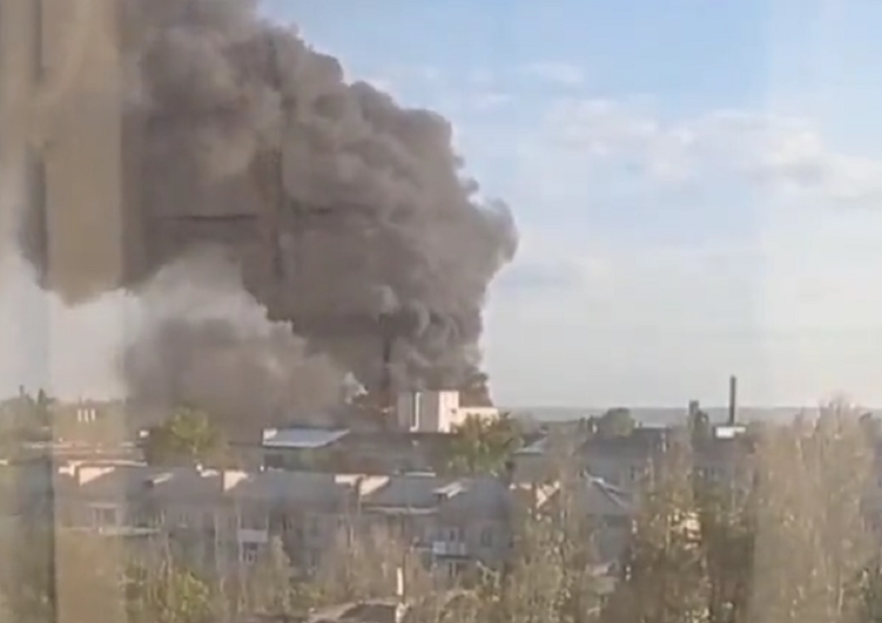 Missile attack on Luhansk