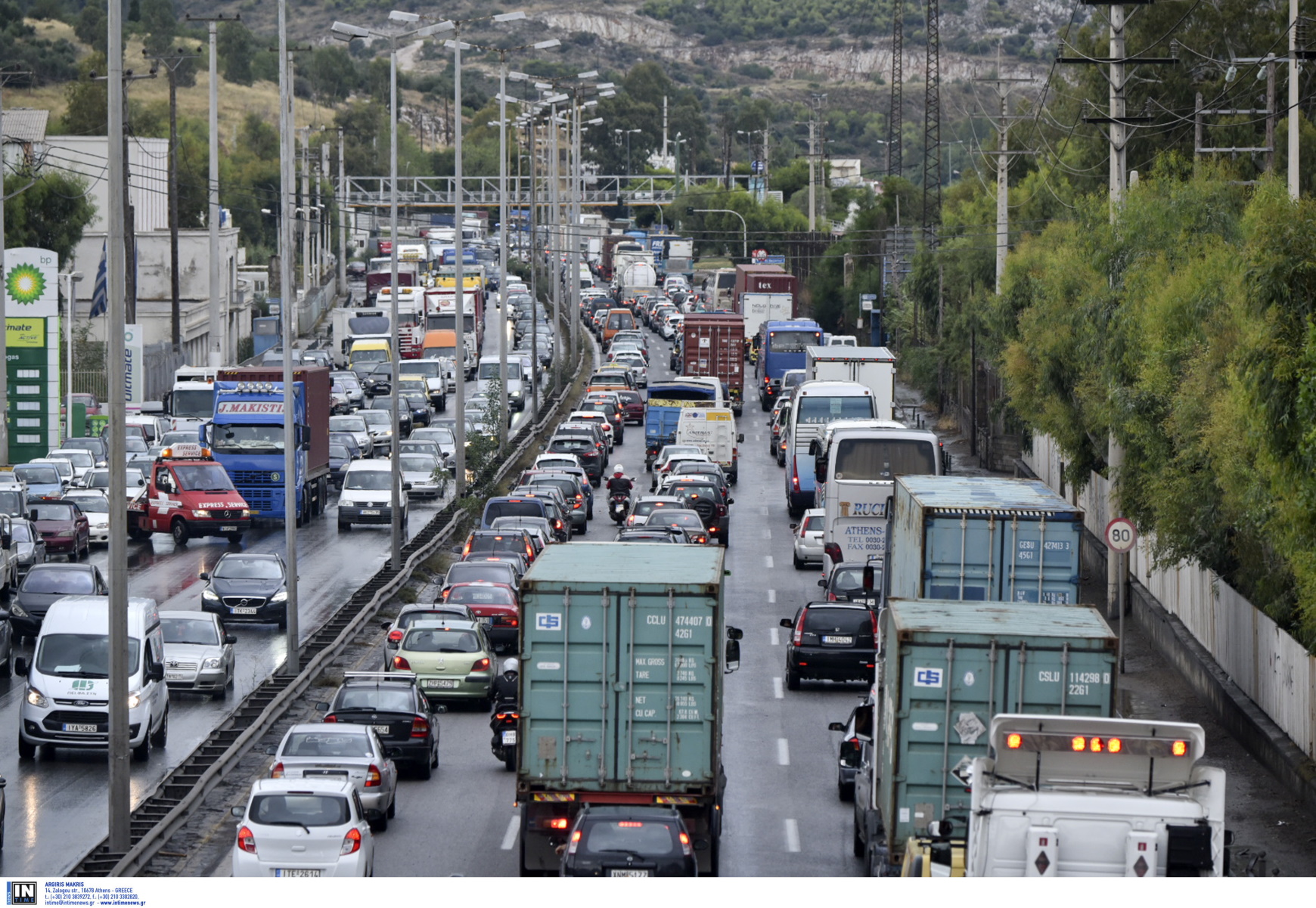 Αττική Οδός: Κλειστή από Ελευσίνα μέχρι Περιφερειακή Αιγάλεω και στα 2 ρεύματα