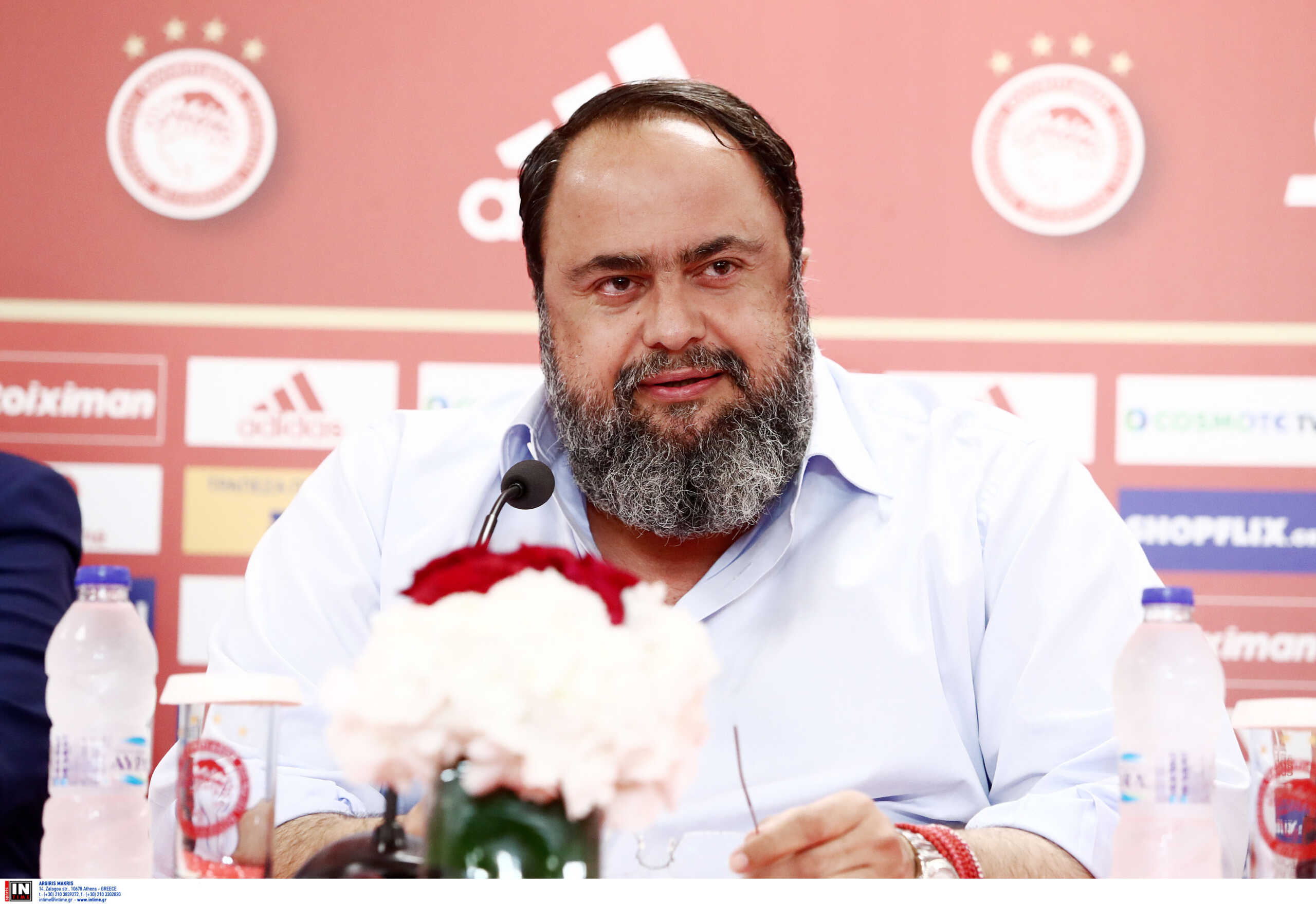 Βαγγέλης Μαρινάκης: «Αν η διαιτησία ήταν 50-50 ο Ολυμπιακός θα έπαιρνε το πρωτάθλημα – Έχουμε ετοιμάσει βίντεο με όλα τα εγκλήματα»