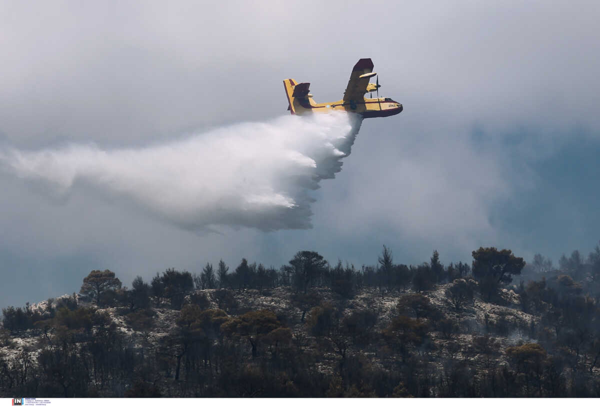 Φωτιά στη Ρόδο στην περιοχή Κυμισάλα – Κινητοποιήθηκαν επίγειες και εναέριες δυνάμεις