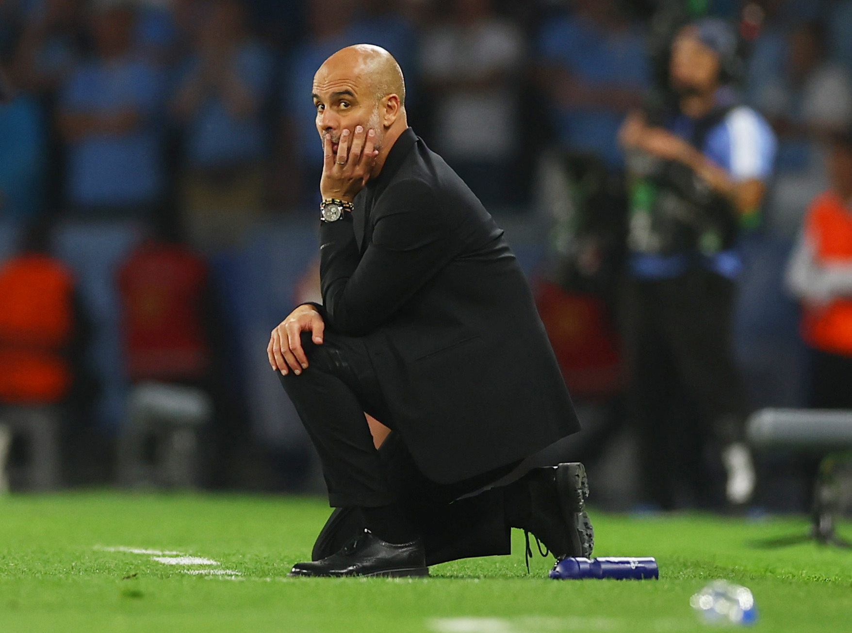 Soccer Football - Champions League Final - Manchester City v Inter Milan - Ataturk Olympic Stadium, Istanbul, Turkey - June 10, 2023 Manchester City manager Pep Guardiola REUTERS