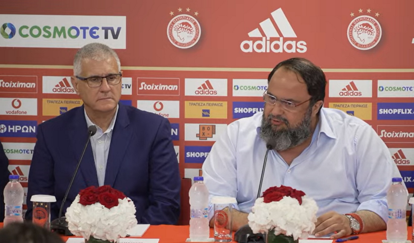Βαγγέλης Μαρινάκης: «Φέραμε ίσως τον καλύτερο τεχνικό διευθυντή που έρχεται στην Ελλάδα και προπονητή επιπέδου Primera Division»