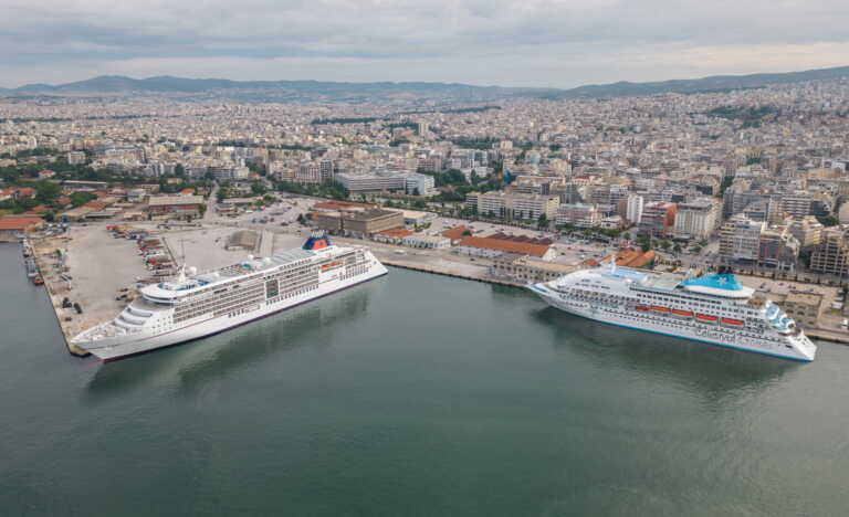 Η Θεσσαλονίκη «καλωσόρισε» δύο κρουαζιερόπλοια ταυτόχρονα για πρώτη φορά - Φωτογραφίες από την υποδοχή