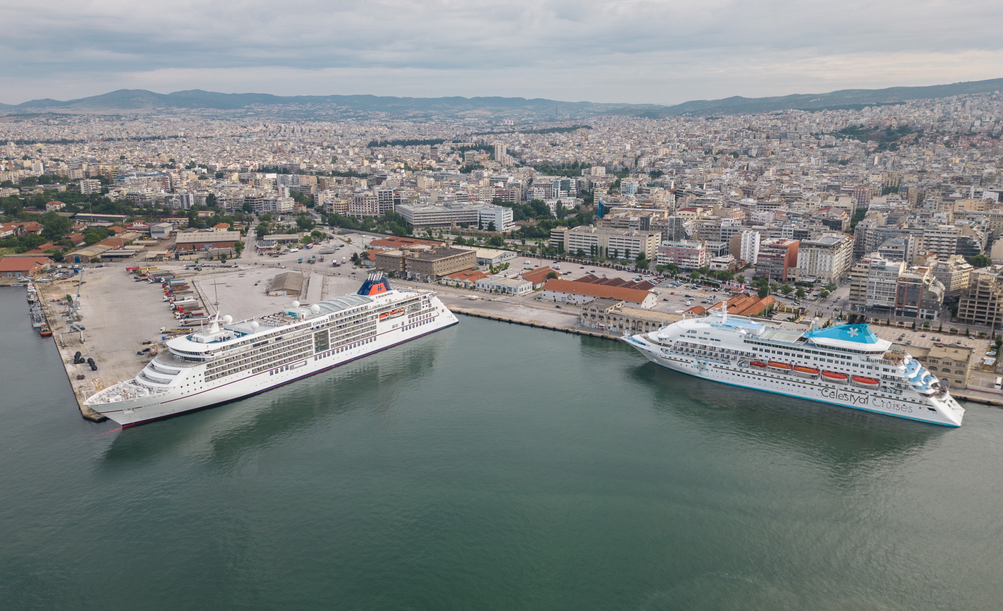 Λιμάνι Θεσσαλονίκης: Υποδέχτηκε δύο κρουαζιερόπλοια ταυτόχρονα για πρώτη φορά