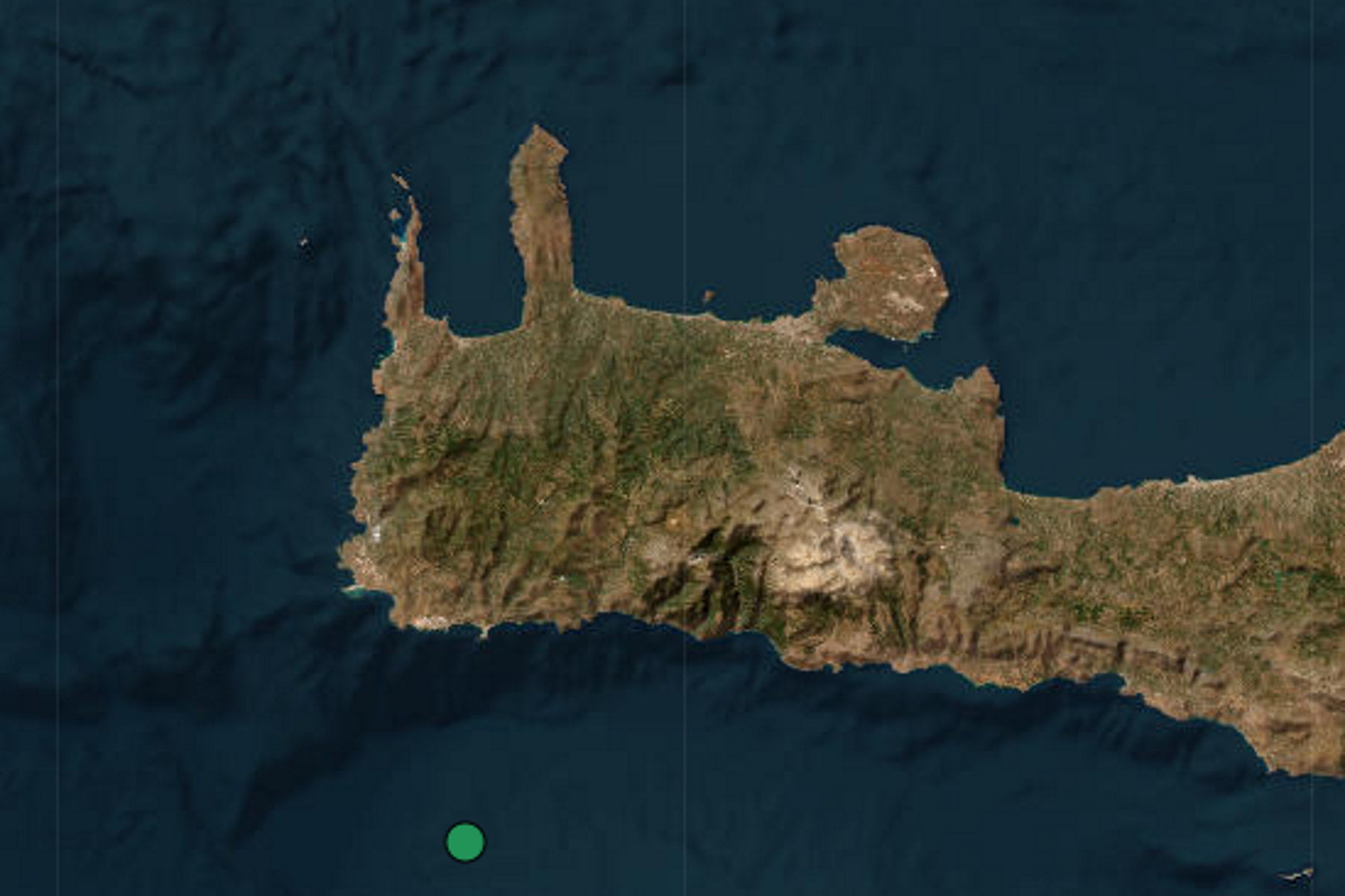 Σεισμός 3,6 Ρίχτερ στην Παλαιόχωρα Χανίων – Στη θάλασσα το επίκεντρο