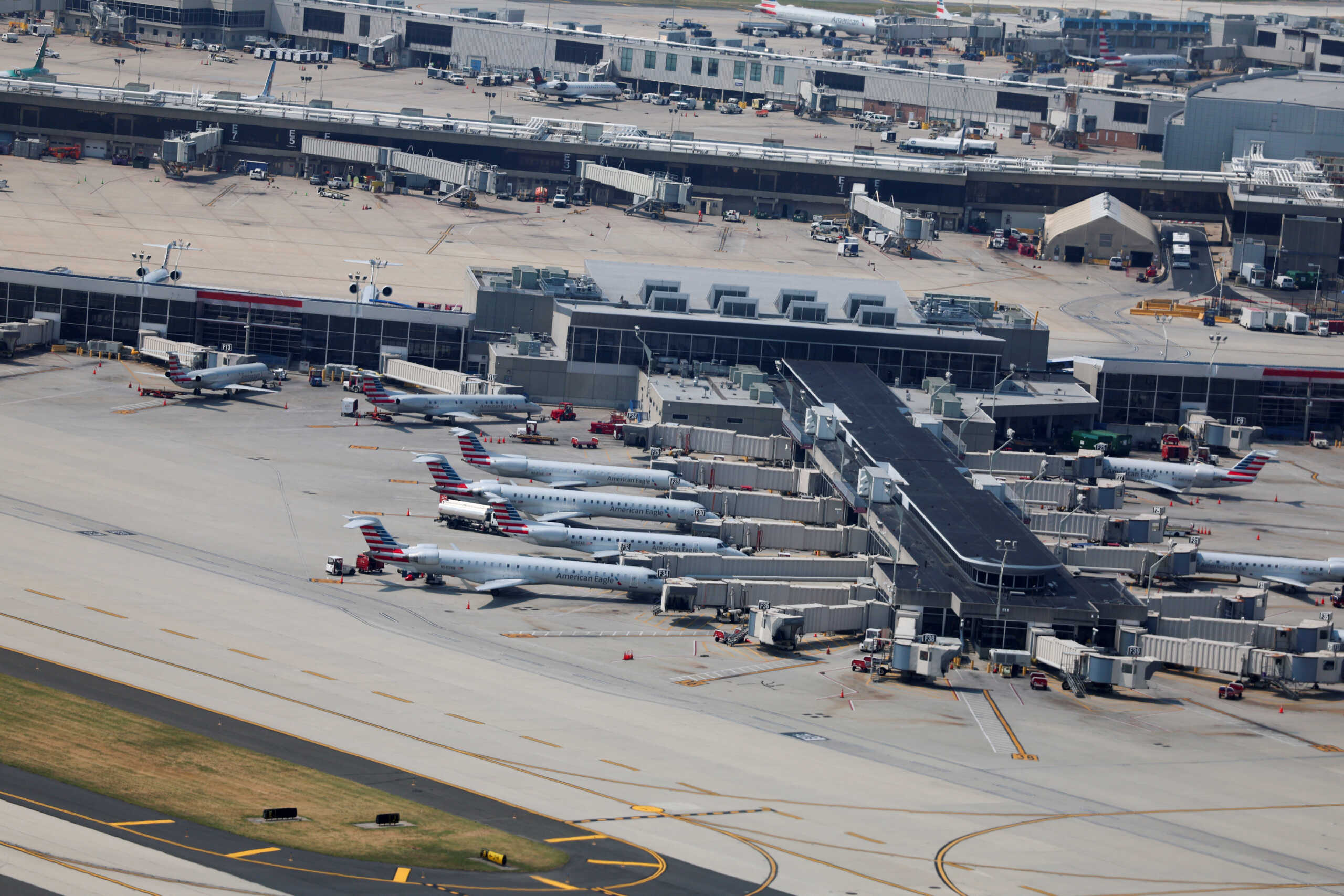 A general view of Philadelphia International Airport in Philadelphia, Pennsylvania, U.S., June 17, 2023. REUTERS