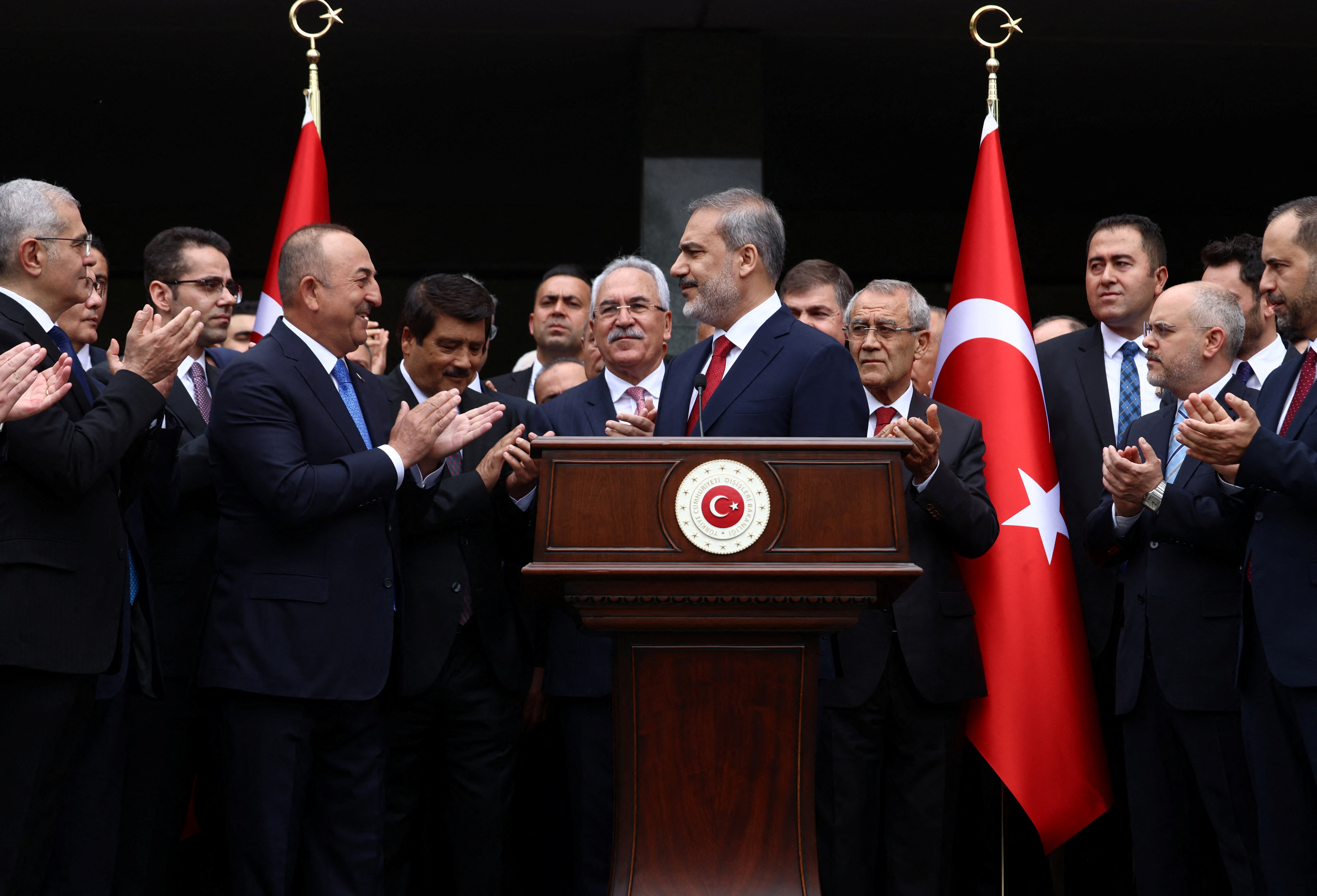 Τουρκία: Ο Χακάν Φιντάν παρέλαβε το υπουργείο Εξωτερικών από τον Μεβλούτ Τσαβούσογλου