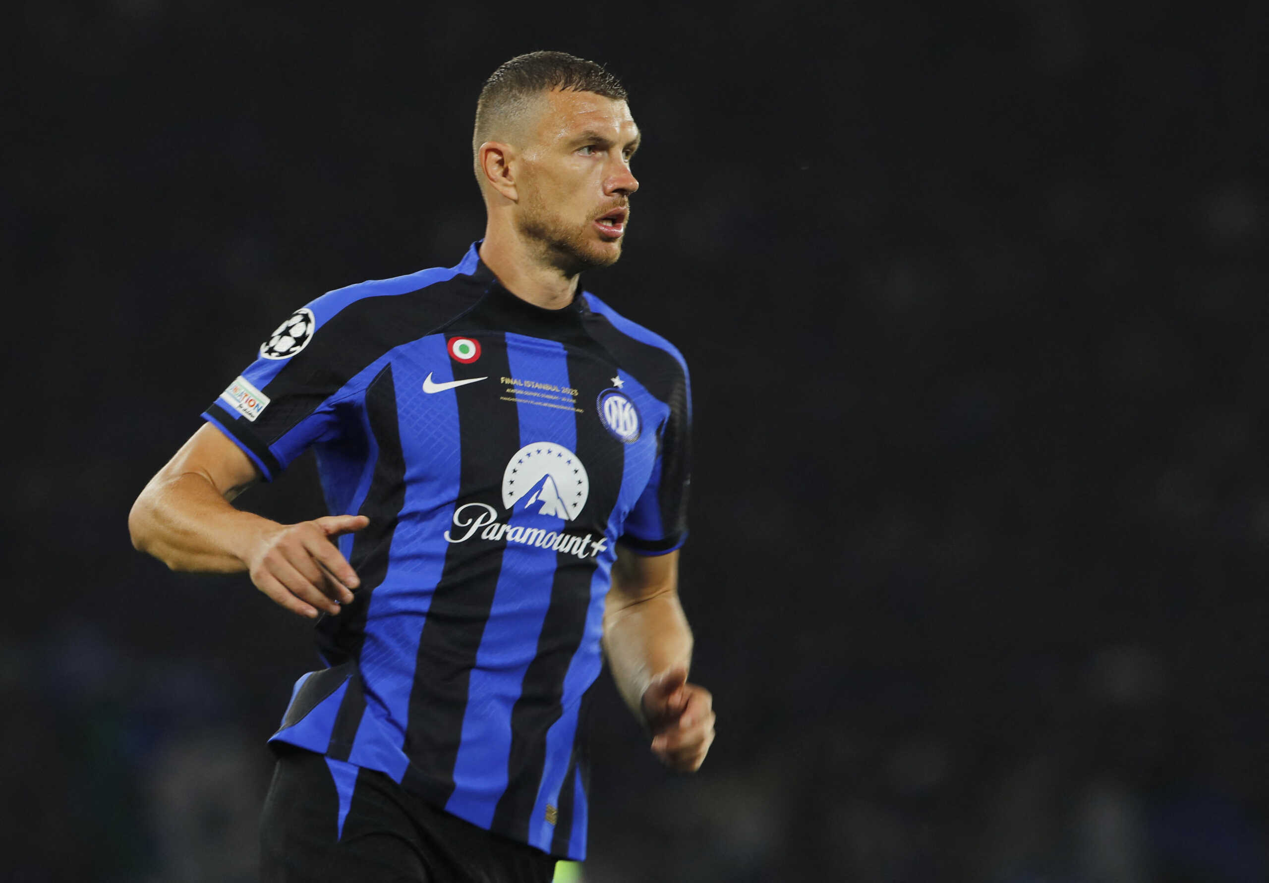 Soccer Football - Champions League Final - Manchester City v Inter Milan - Ataturk Olympic Stadium, Istanbul, Turkey - June 10, 2023 Inter Milan's Edin Dzeko REUTERS
