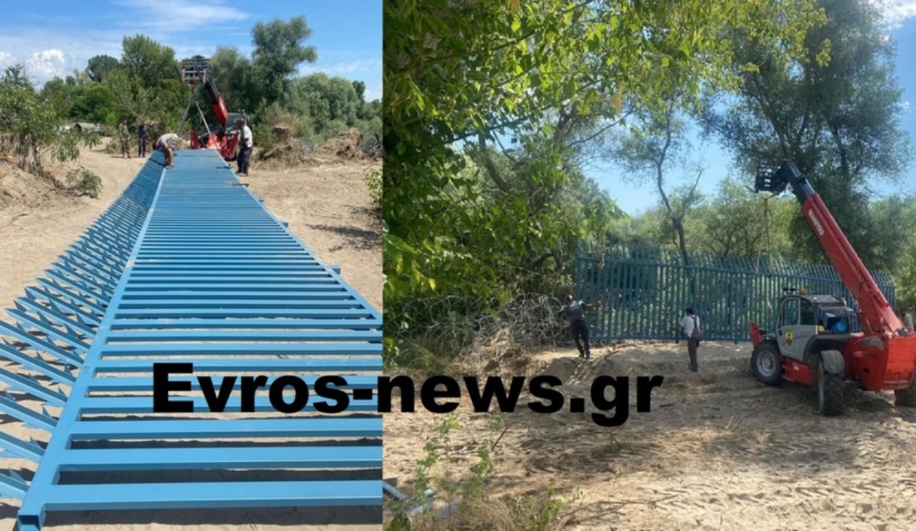 Έβρος: Με εντολή Κωνσταντίνου Φλώρου στήνεται φράχτης στη Νέα Βύσσα για την αποτροπή εισόδου μεταναστών