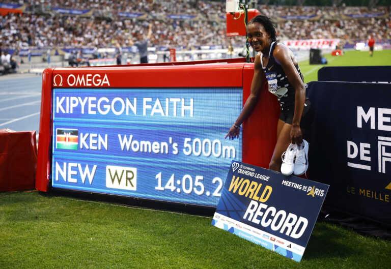 Diamond League: Παγκόσμιο ρεκόρ από την Φέιθ Κίπιεγκον στα 5.000 μέτρα γυναικών