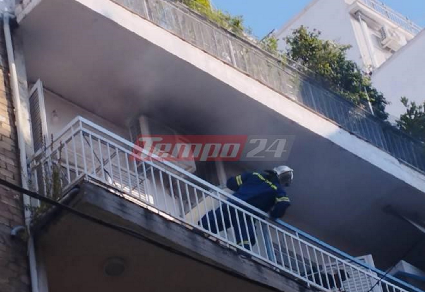 Πάτρα: Φωτιά σε διαμέρισμα στο κέντρο της πόλης από κλιματιστικό
