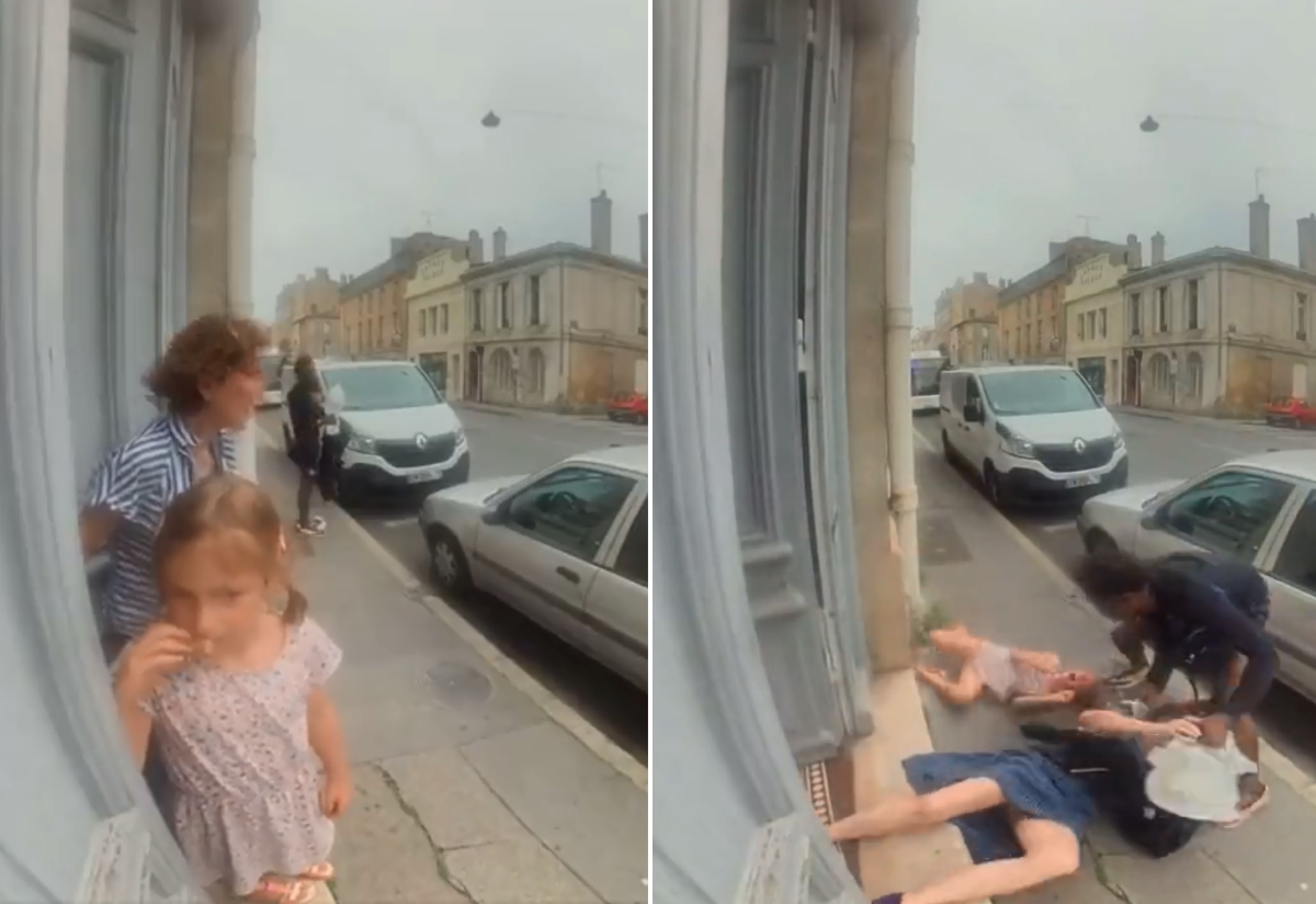 Γαλλία: Επίθεση σε γιαγιά και εγγονή έξω από το σπίτι τους – Βίντεο σοκ