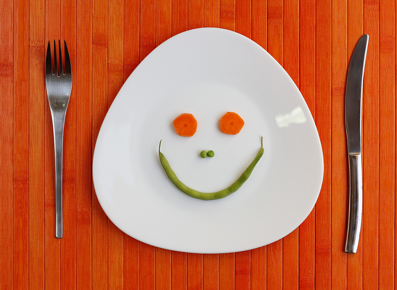 Diet plate of vegetable friendly