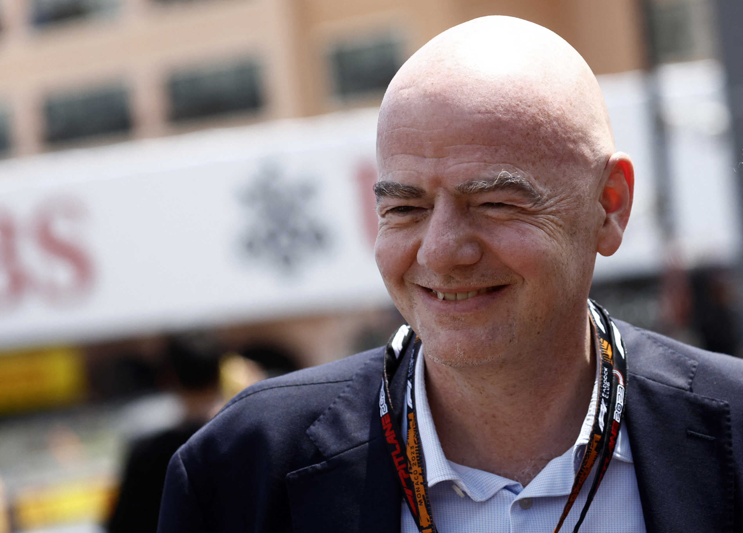 Formula One F1 - Monaco Grand Prix - Circuit de Monaco, Monte Carlo, Monaco - May 28, 2023 FIFA president Gianni Infantino is pictured ahead of the race REUTERS