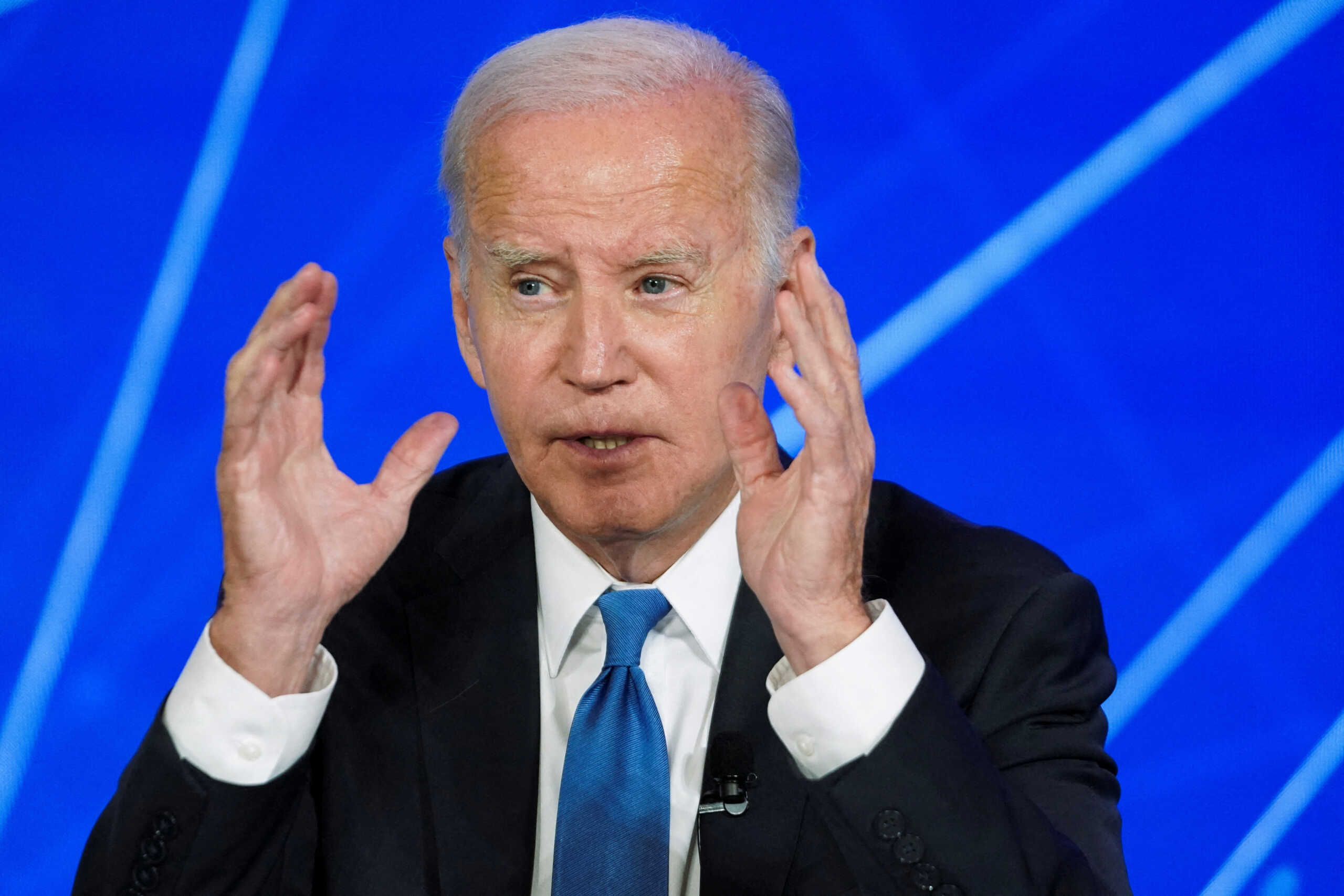 U.S. President Joe Biden speaks about his administration's commitment to seizing the opportunities and managing the risks of Artificial Intelligence, in San Francisco, California, U.S., June 20, 2023.  REUTERS