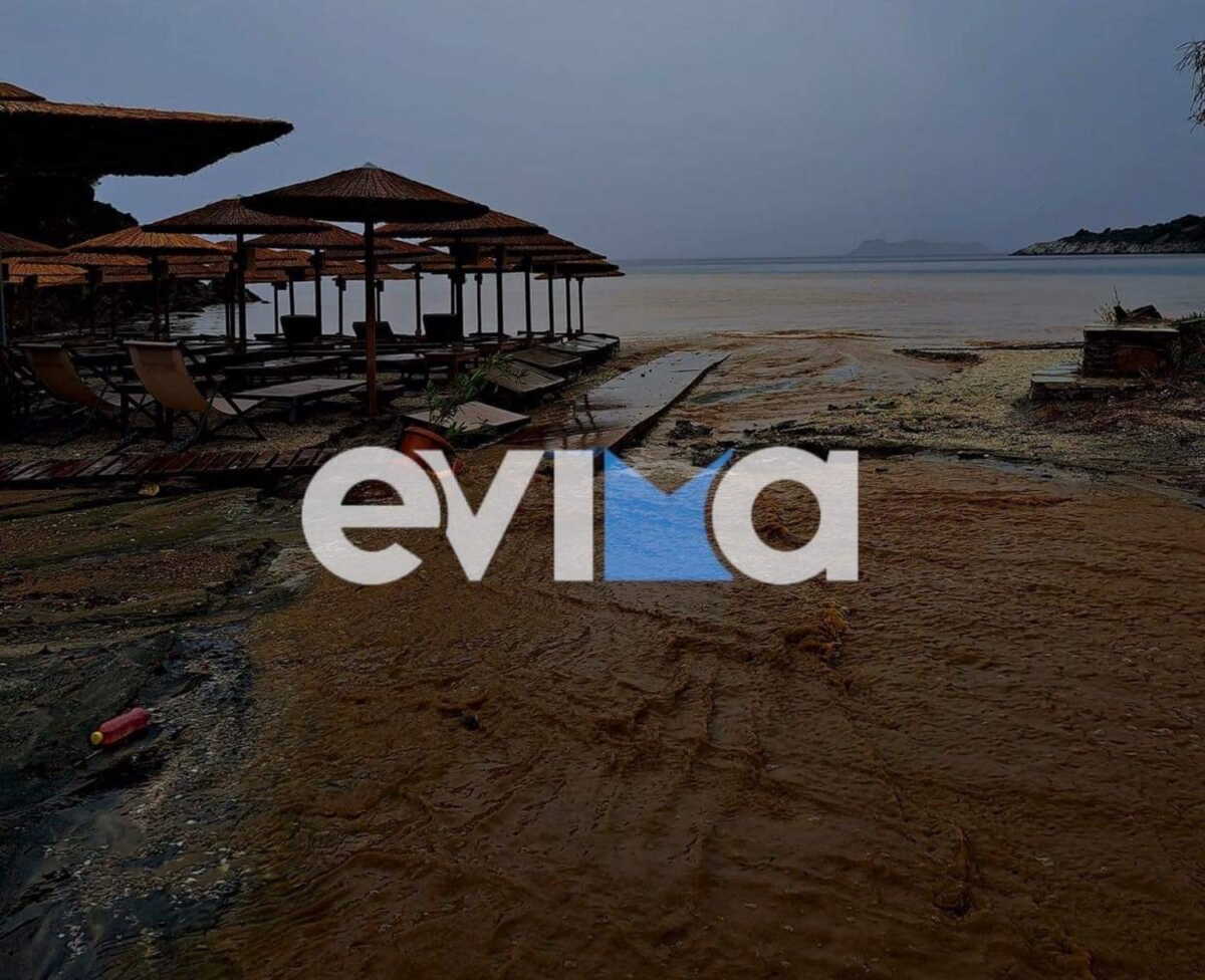 Καιρός – Εύβοια: Η κακοκαιρία «ρήμαξε» τις παραλίες