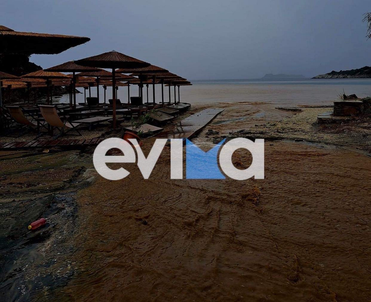 Καιρός – Εύβοια: Η κακοκαιρία «ρήμαξε» τις παραλίες